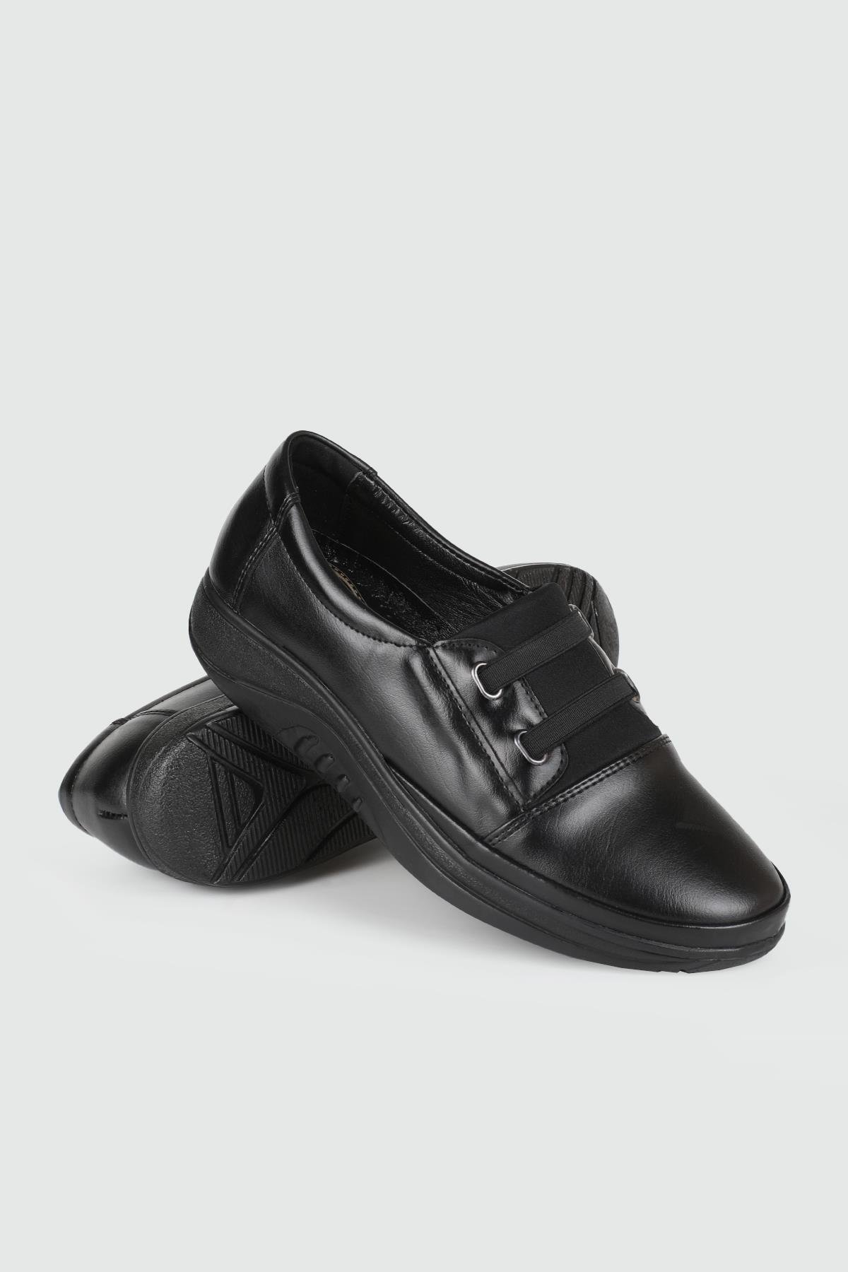 Günlük Rahat Siyah Kadın Ayakkabı 704 Kadın Günlük Ayakkabı Carla Bella Asubed 704 Kadın 24K