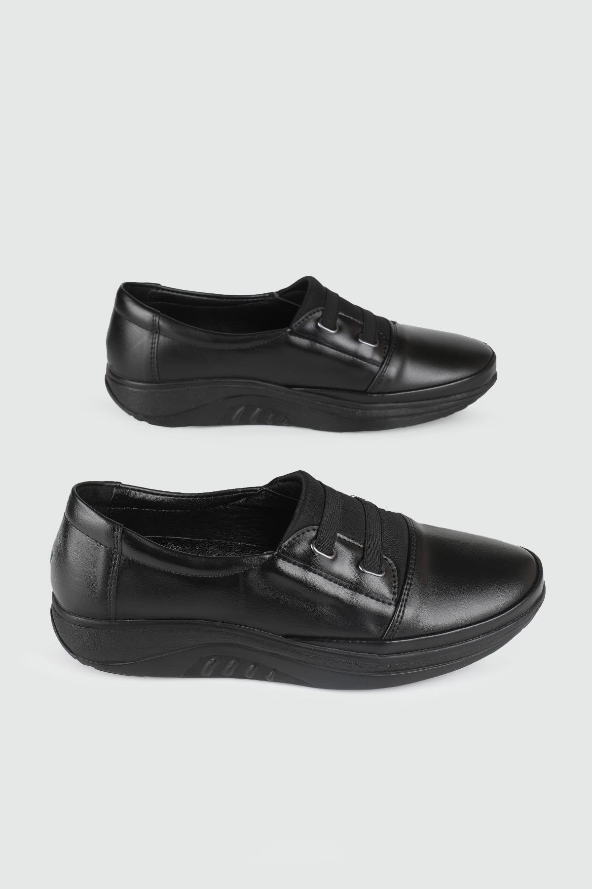 Günlük Rahat Siyah Kadın Ayakkabı 704 Kadın Günlük Ayakkabı Carla Bella Asubed 704 Kadın 24K