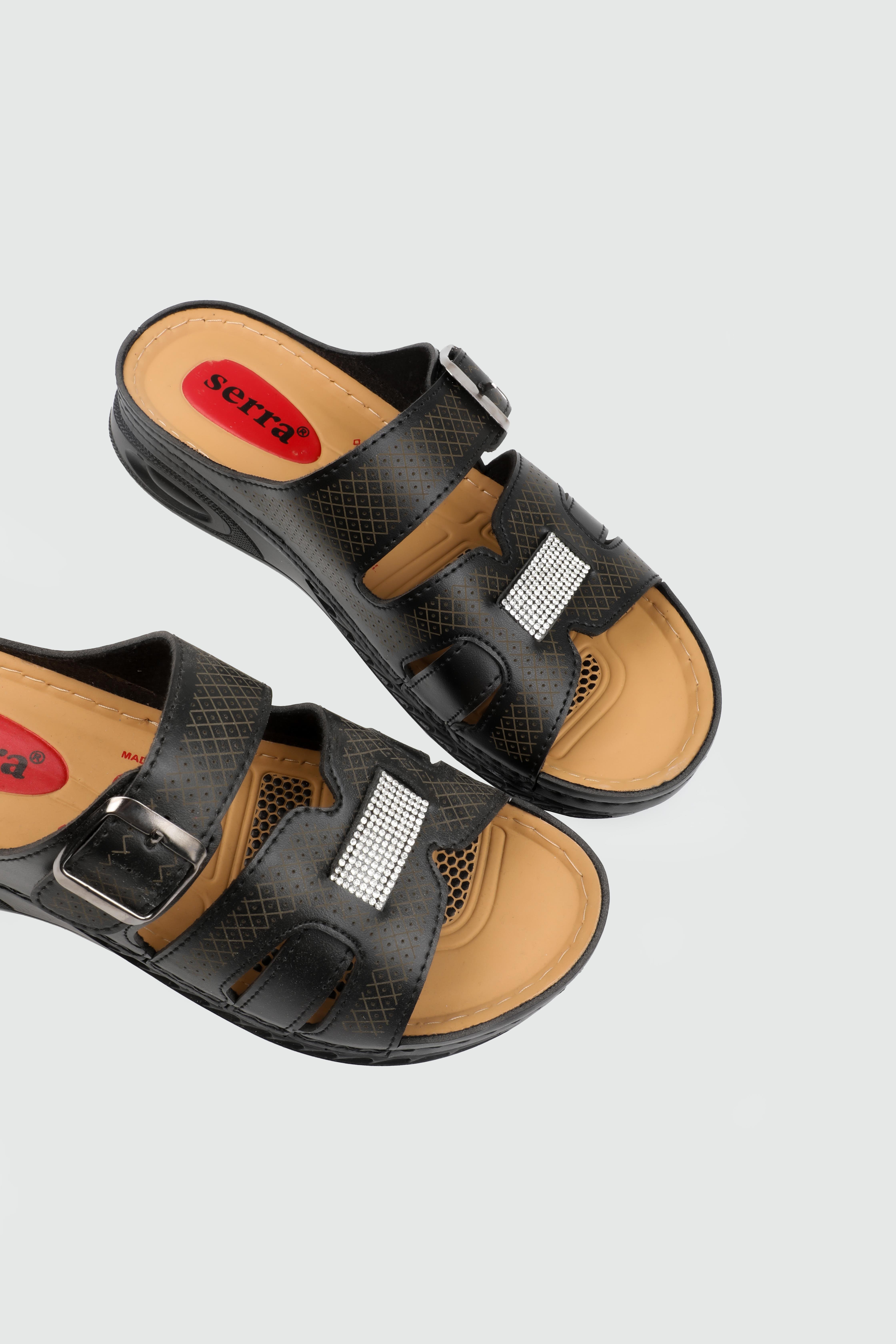 Günlük Rahat Siyah Kadın Terlik SERRA 1402 Kadın Günlük Terlik Serra SERRA 25Y-1402 ZEN TERLİK