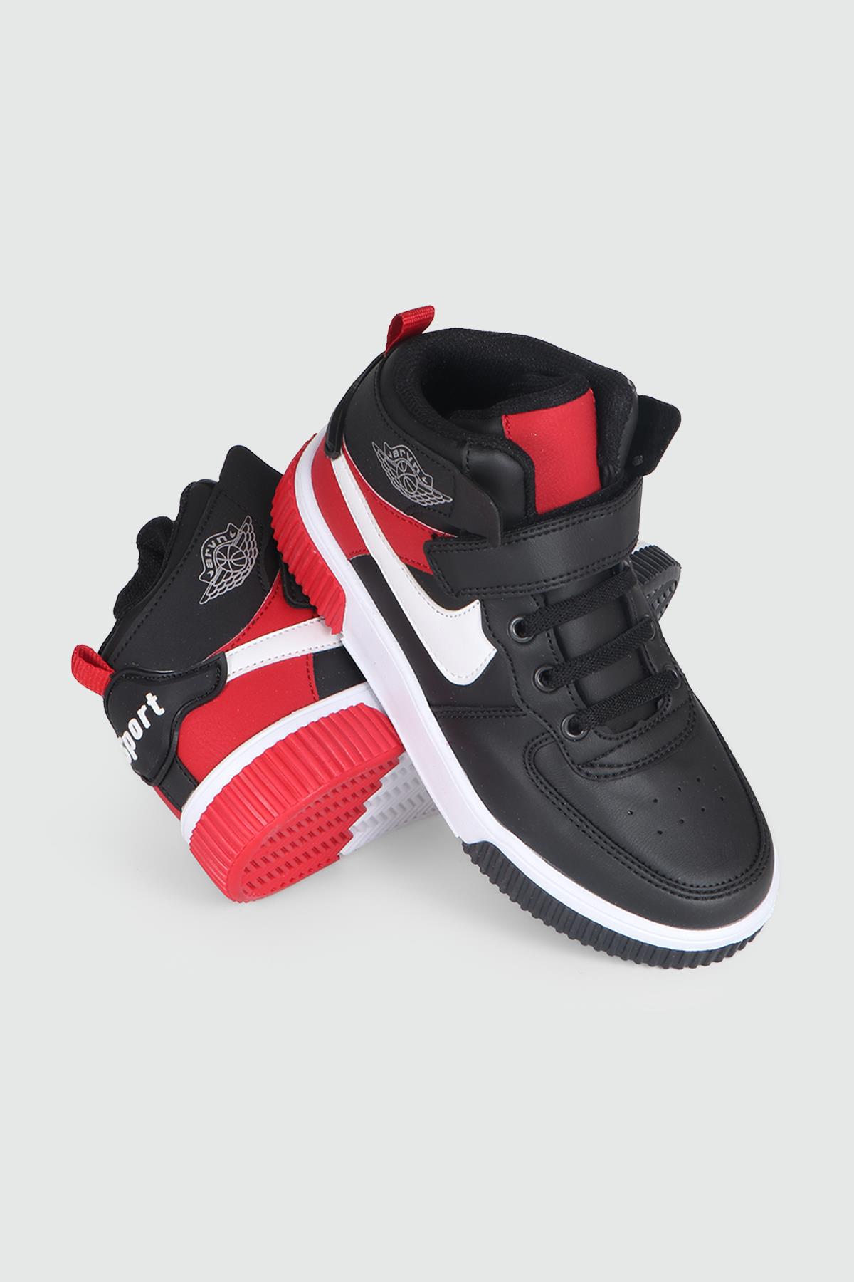 Günlük Rahat Siyah Kırmızı Çocuk Spor Ayakkabı 251 Çocuk Günlük Spor Ayakkabı Arvenzo ARVENZO 251 PATİK 24K