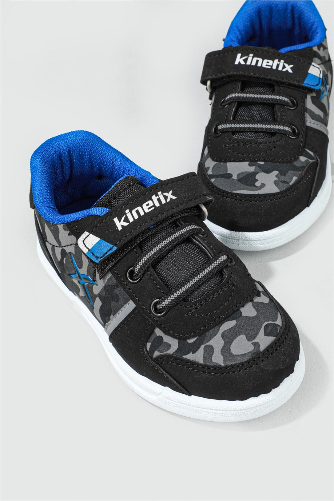 Günlük Rahat Siyah Sax Çocuk Spor Ayakkabı KREJA CAMO PU Çocuk Günlük Spor Ayakkabı Kinetix KİNETİX KREJA CAMO PU PAT BEBE
