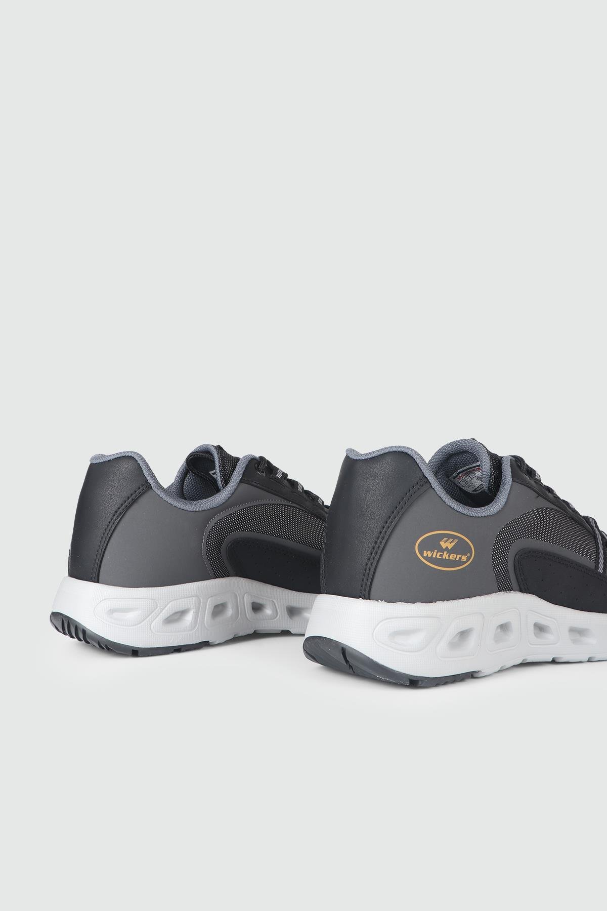 Günlük Rahat Sneaker Siyah Füme Erkek Spor Ayakkabı 2711 Erkek Günlük Spor Ayakkabı Wickers WİCKERS 2711 MER SPOR 24K