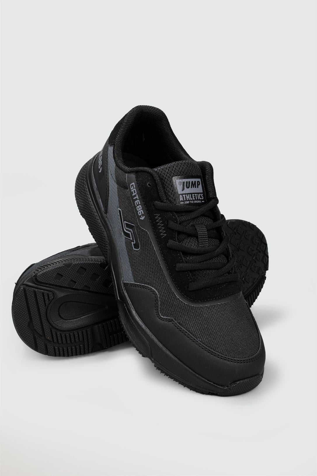 Günlük Rahat Sneaker Siyah Gri Erkek Spor Ayakkabı 27686 Erkek Günlük Spor Ayakkabı Jump JUMP 27686 MER SPOR