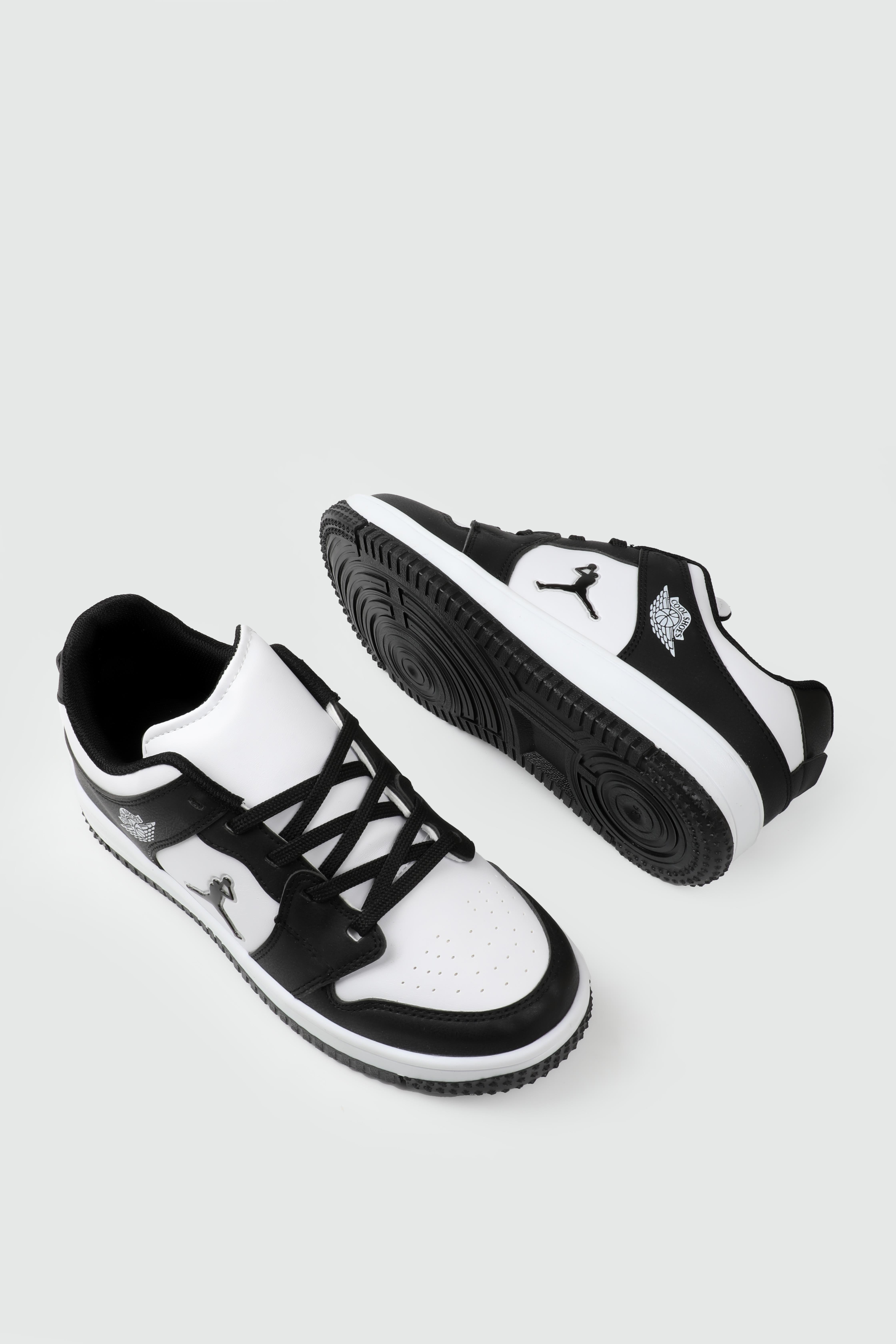 Günlük Siyah Beyaz Unisex Spor Ayakkabı COOL HAYKAT 25Y Unisex Sneaker Cool COOL 25Y Haykat Kısa Unisex