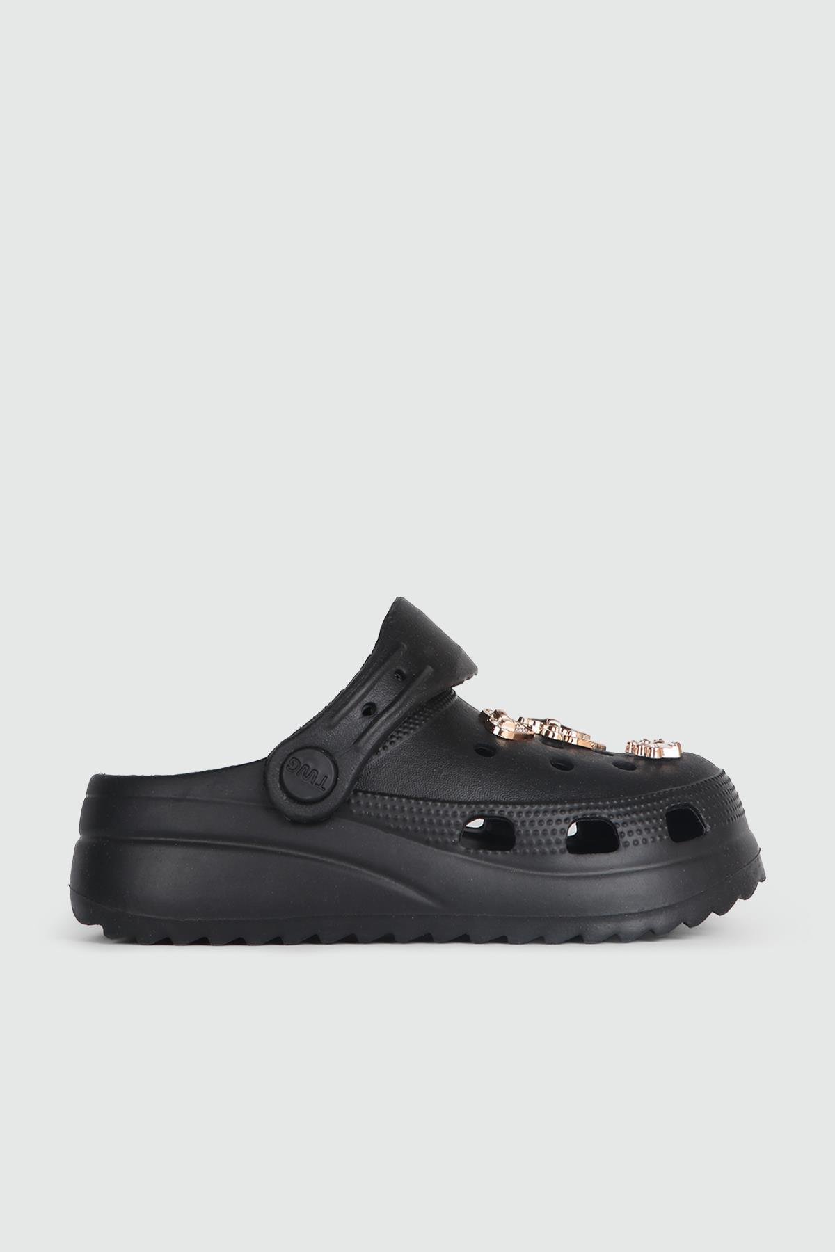 Günlük Siyah Çocuk Terlik TWNG205 Çocuk Terlik Twingo TWİNGO 205 FLT 24Y