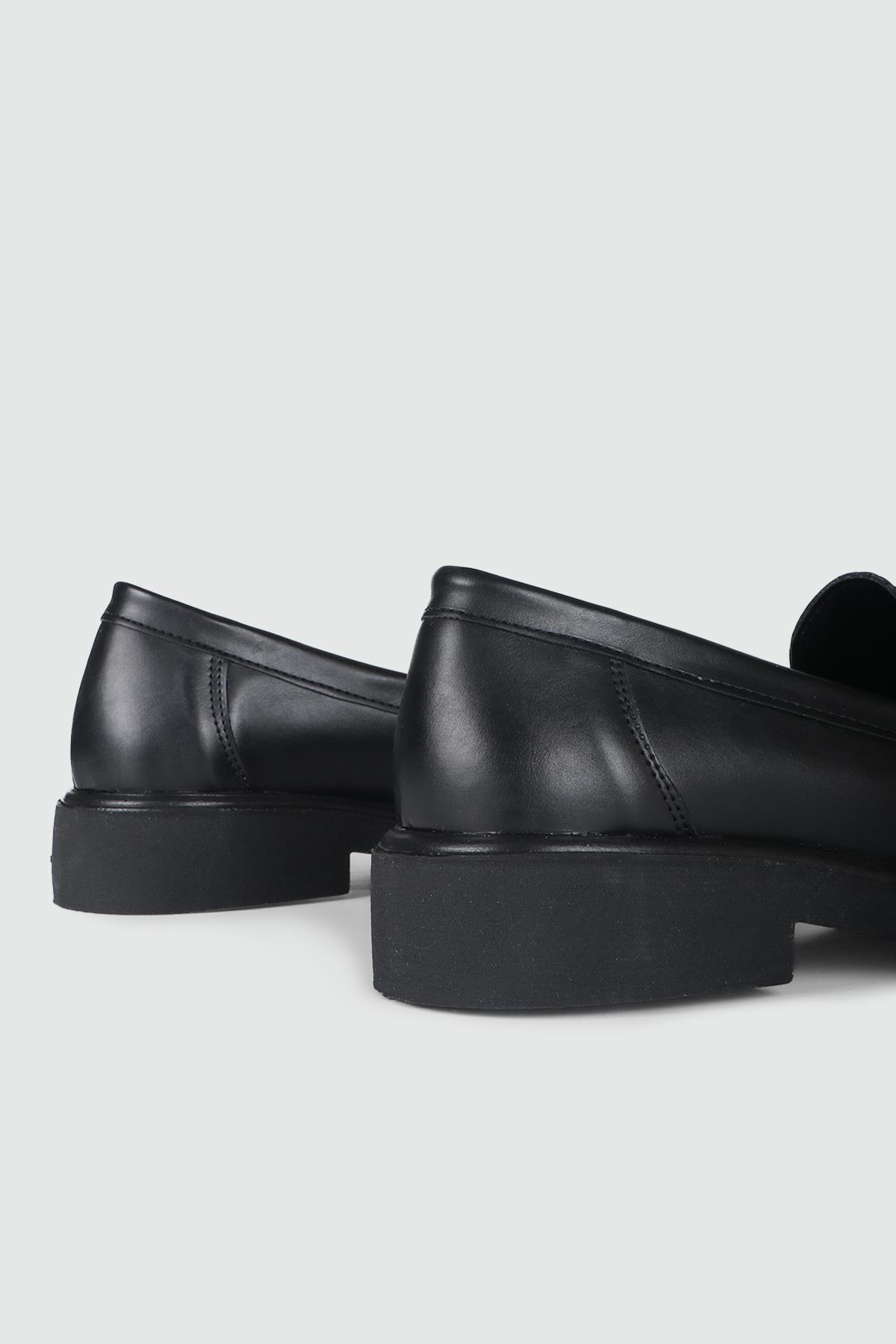 Günlük Taşlı Siyah Kadın Ayakkabı KL-080 Kadın Günlük Ayakkabı MyBella My Bella KL-080 KADIN 24K