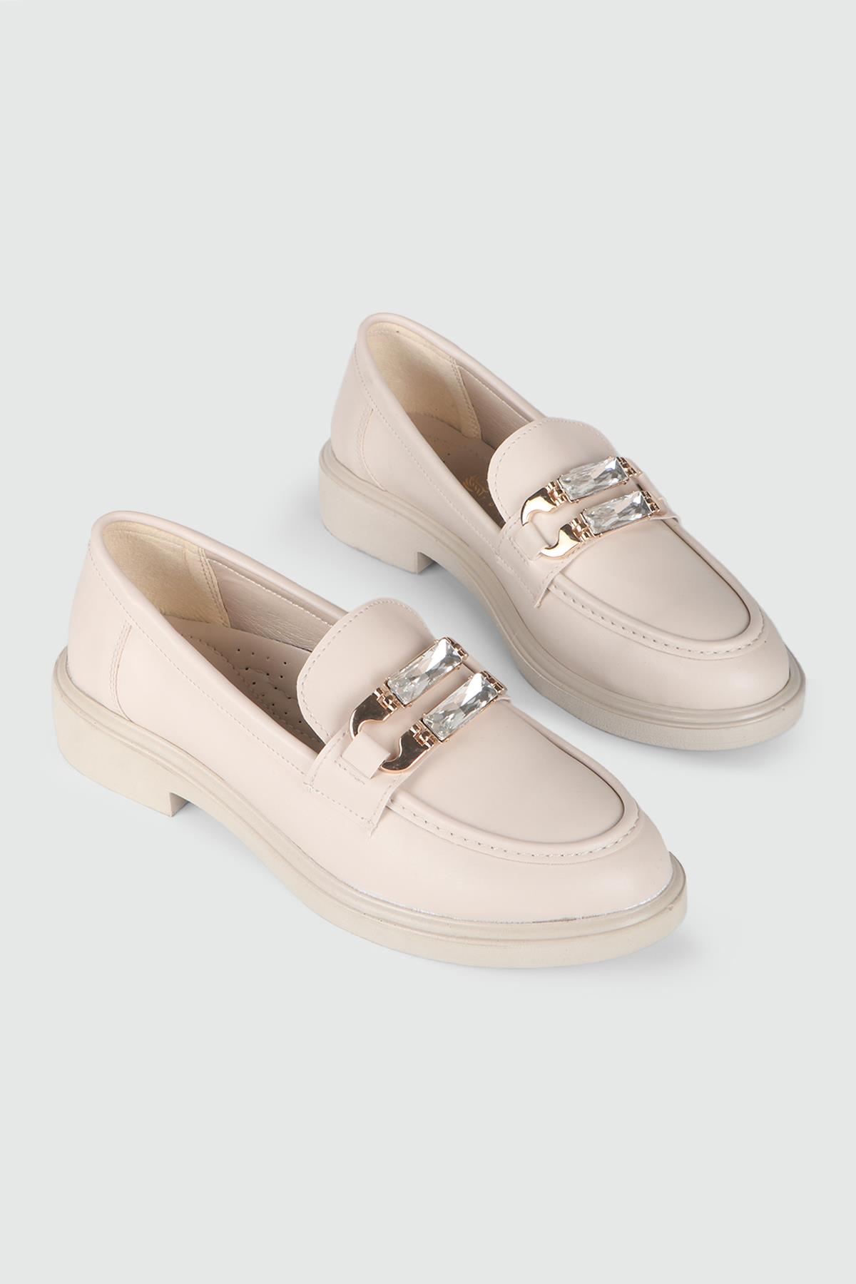 Günlük Taşlı Ten Kadın Ayakkabı KL-080 Kadın Günlük Ayakkabı MyBella My Bella KL-080 KADIN 24K