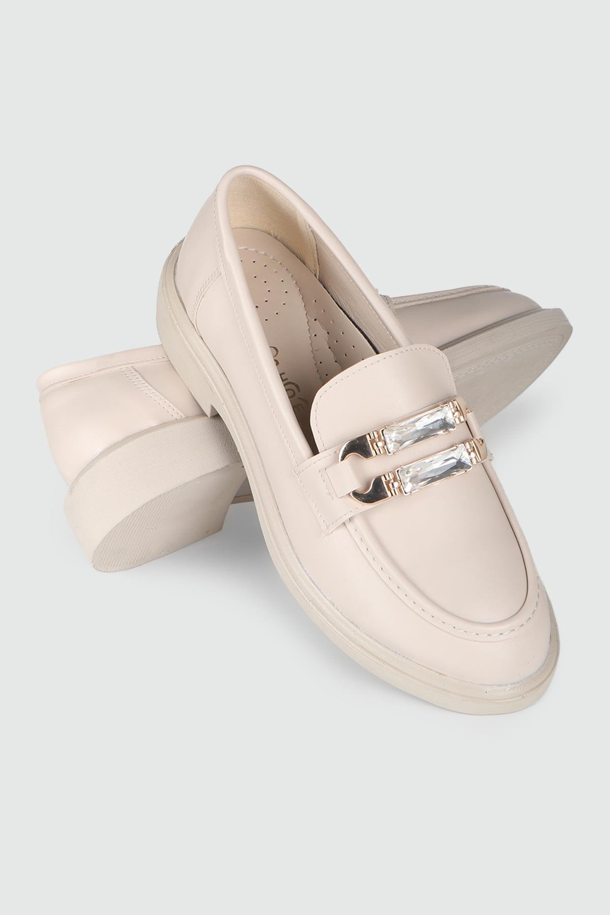 Günlük Taşlı Ten Kadın Ayakkabı KL-080 Kadın Günlük Ayakkabı MyBella My Bella KL-080 KADIN 24K