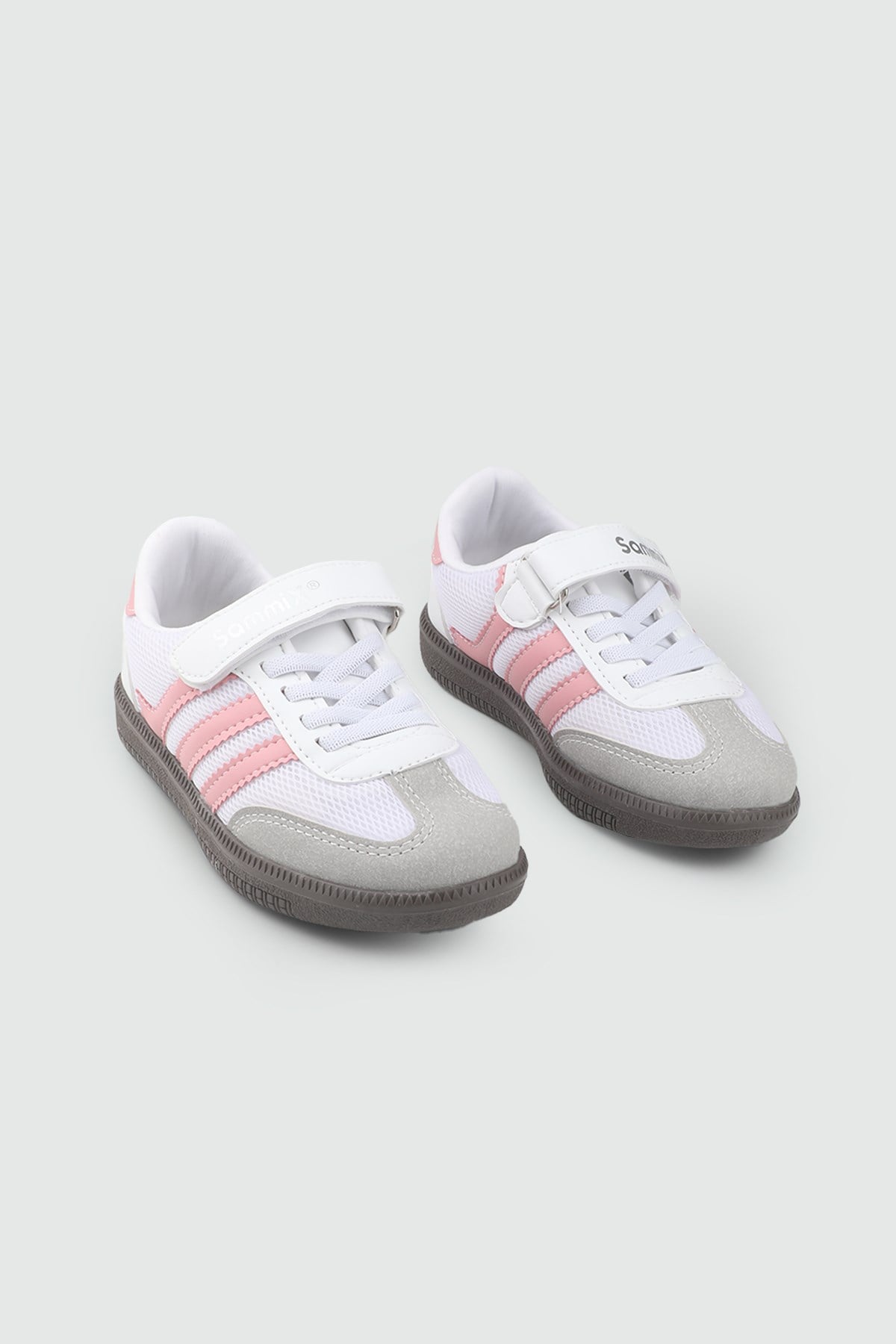 Hafi Rahat Taban Anoraklı Sneaker Beyaz Pudra Çocuk Spor Ayakkabı 034 Çocuk Günlük Spor Ayakkabı Alessio SAMMİX 047 FİLET  26Y
