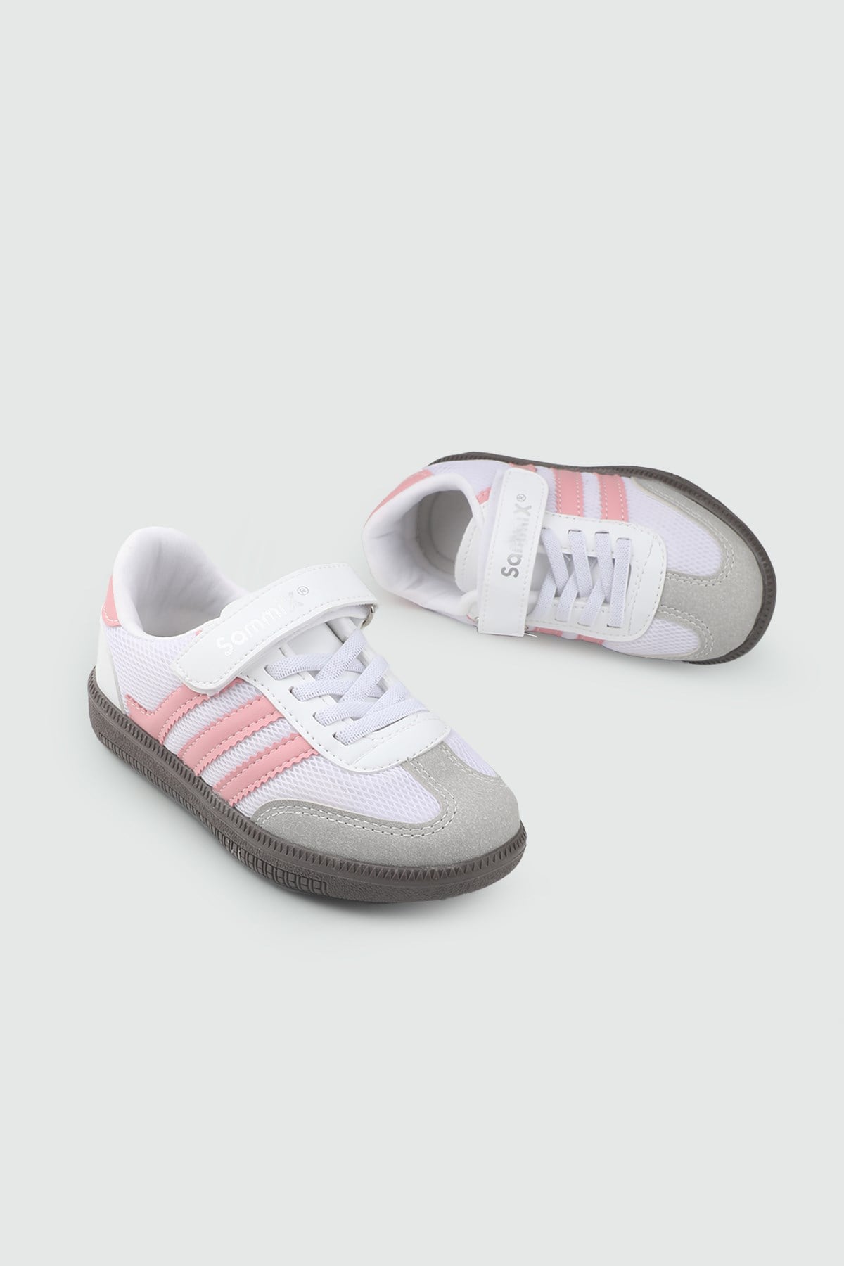Hafi Rahat Taban Anoraklı Sneaker Beyaz Pudra Çocuk Spor Ayakkabı 034 Çocuk Günlük Spor Ayakkabı Alessio SAMMİX 047 FİLET  26Y