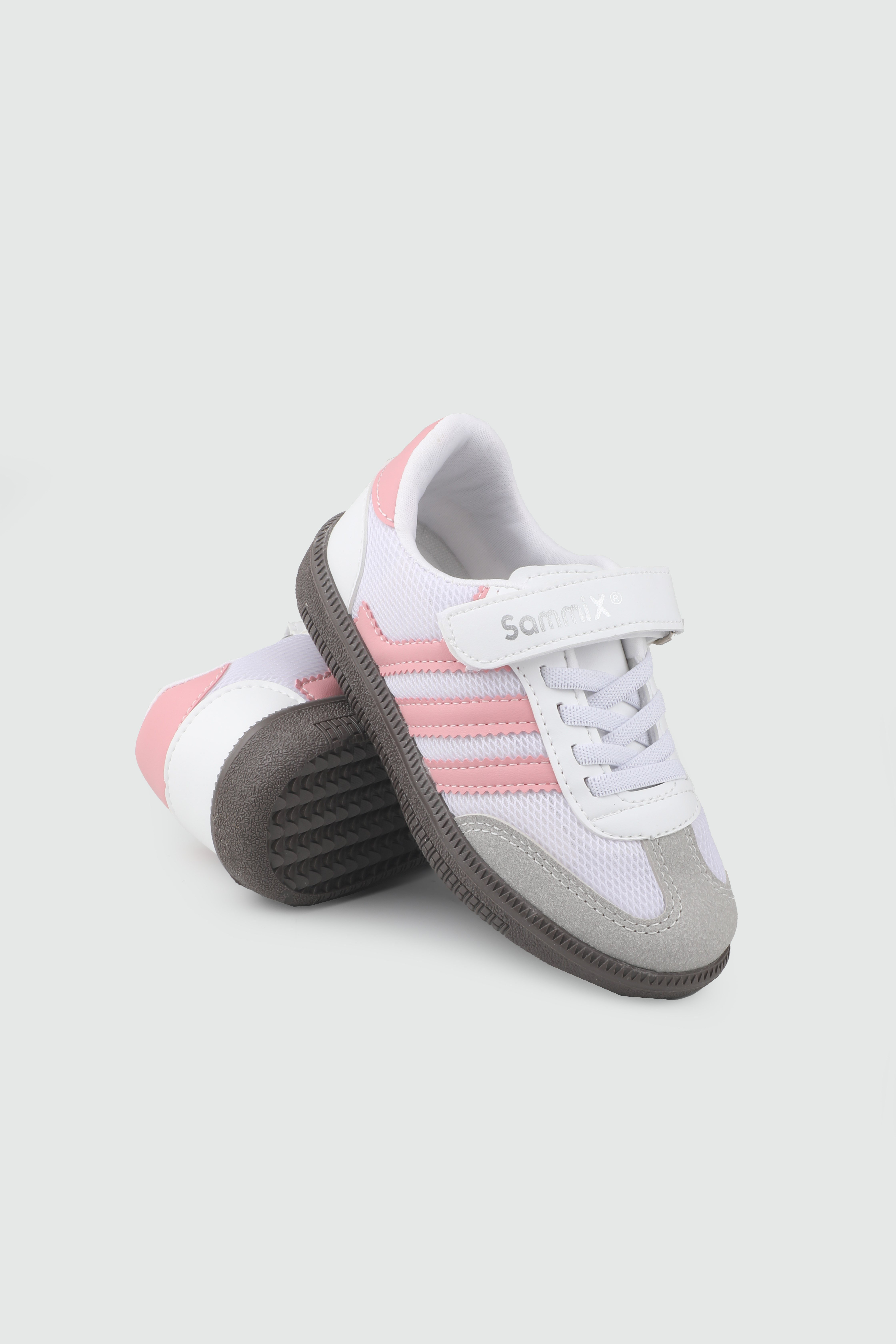 Hafi Rahat Taban Anoraklı Sneaker Beyaz Pudra Çocuk Spor Ayakkabı 034 Çocuk Günlük Spor Ayakkabı Alessio SAMMİX 047 FİLET  26Y