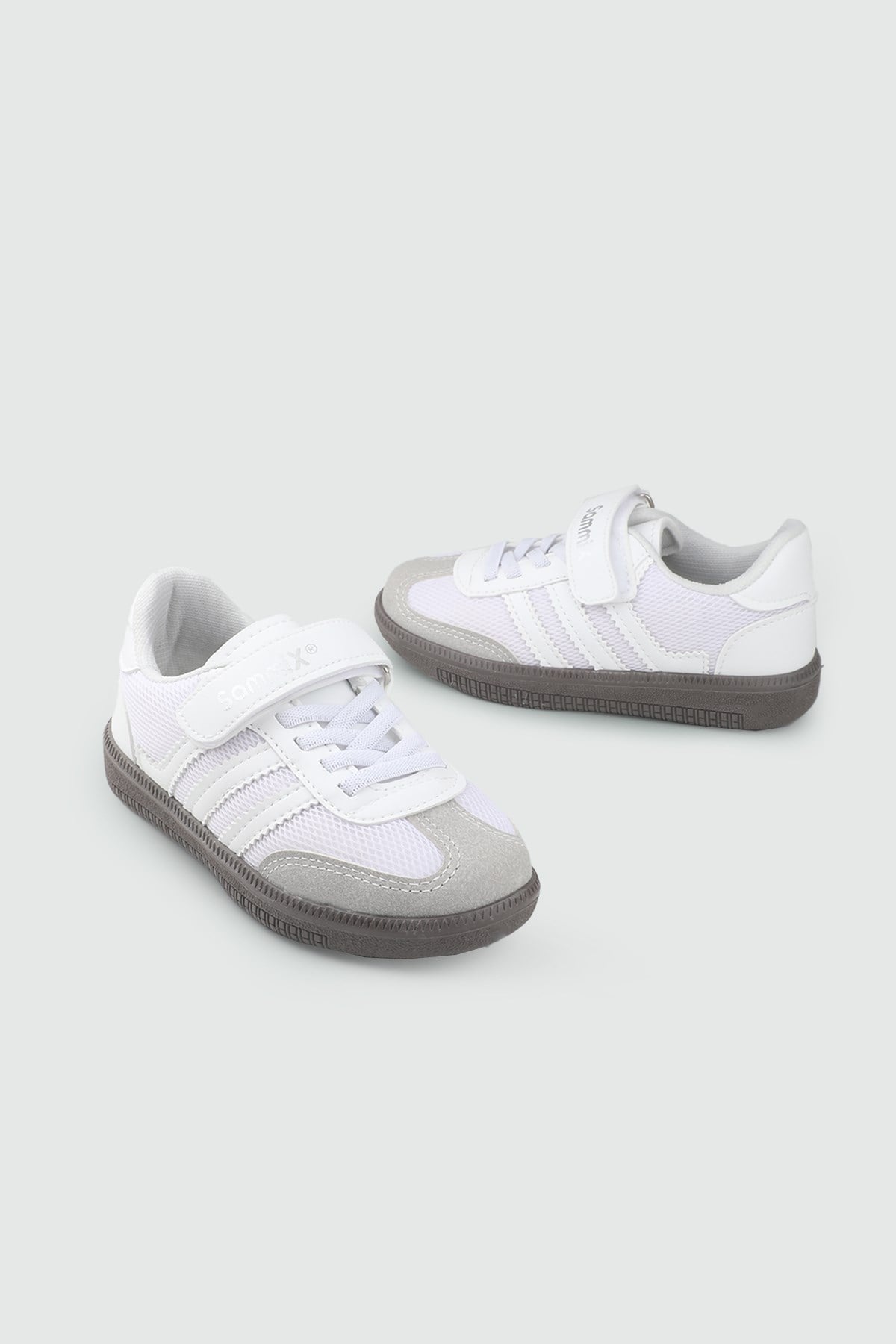 Hafi Rahat Taban Anoraklı Sneaker Beyaz Beyaz Çocuk Spor Ayakkabı 034 Çocuk Günlük Spor Ayakkabı Alessio SAMMİX 047 FİLET  26Y