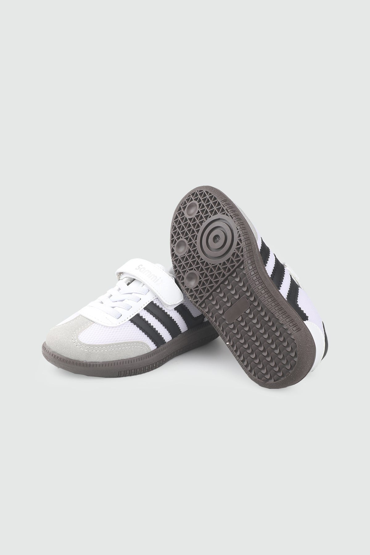 Hafi Rahat Taban Anoraklı Sneaker Beyaz Siyah Çocuk Spor Ayakkabı 034 Çocuk Günlük Spor Ayakkabı Alessio SAMMİX 047 FİLET  26Y