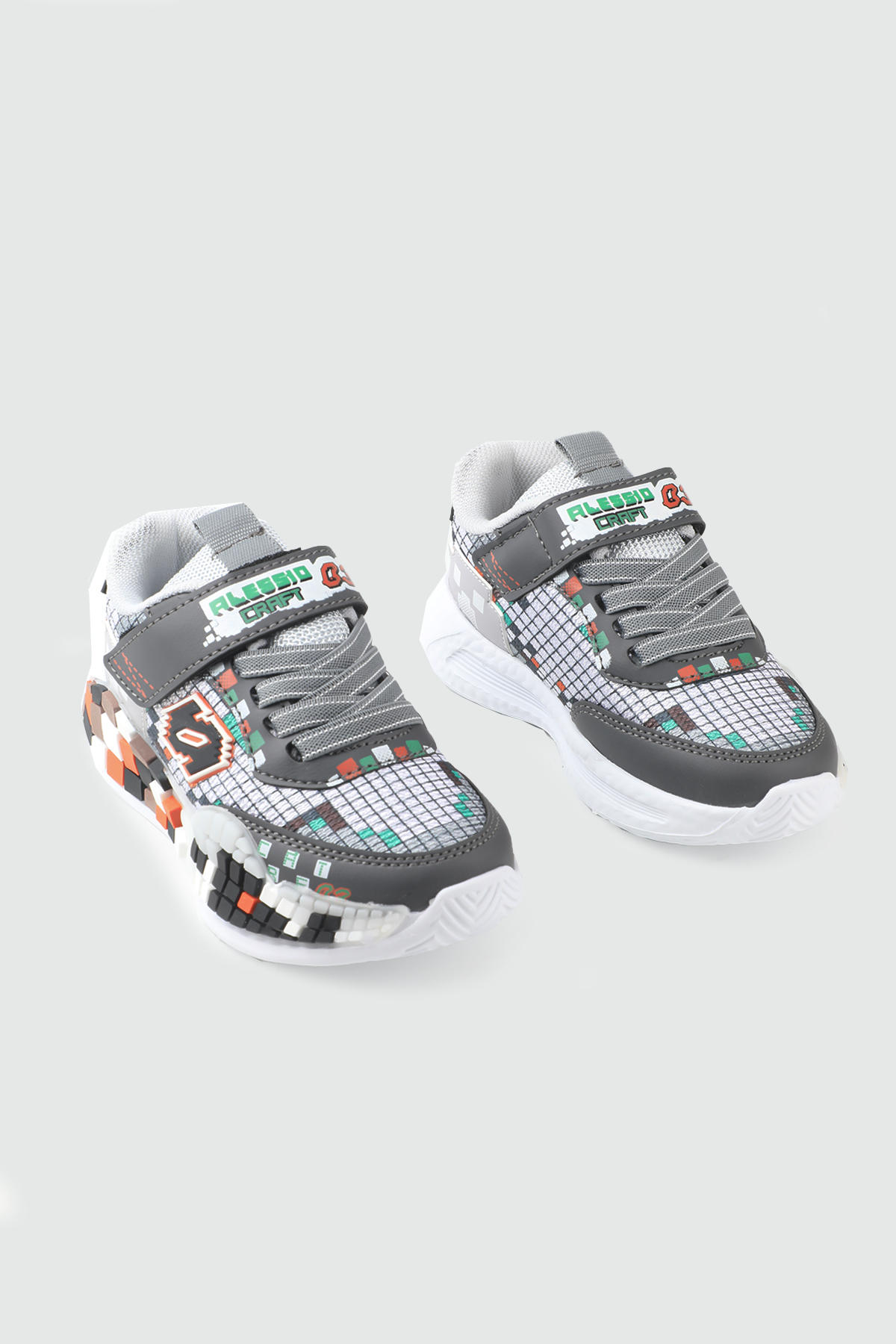 Hafi Rahat Taban Anoraklı Sneaker Füme Beyaz Çocuk Spor Ayakkabı ALESSİO 03 Patik 26Y Çocuk Günlük Spor Ayakkabı Alessio ALESSİO 03 Patik 26Y
