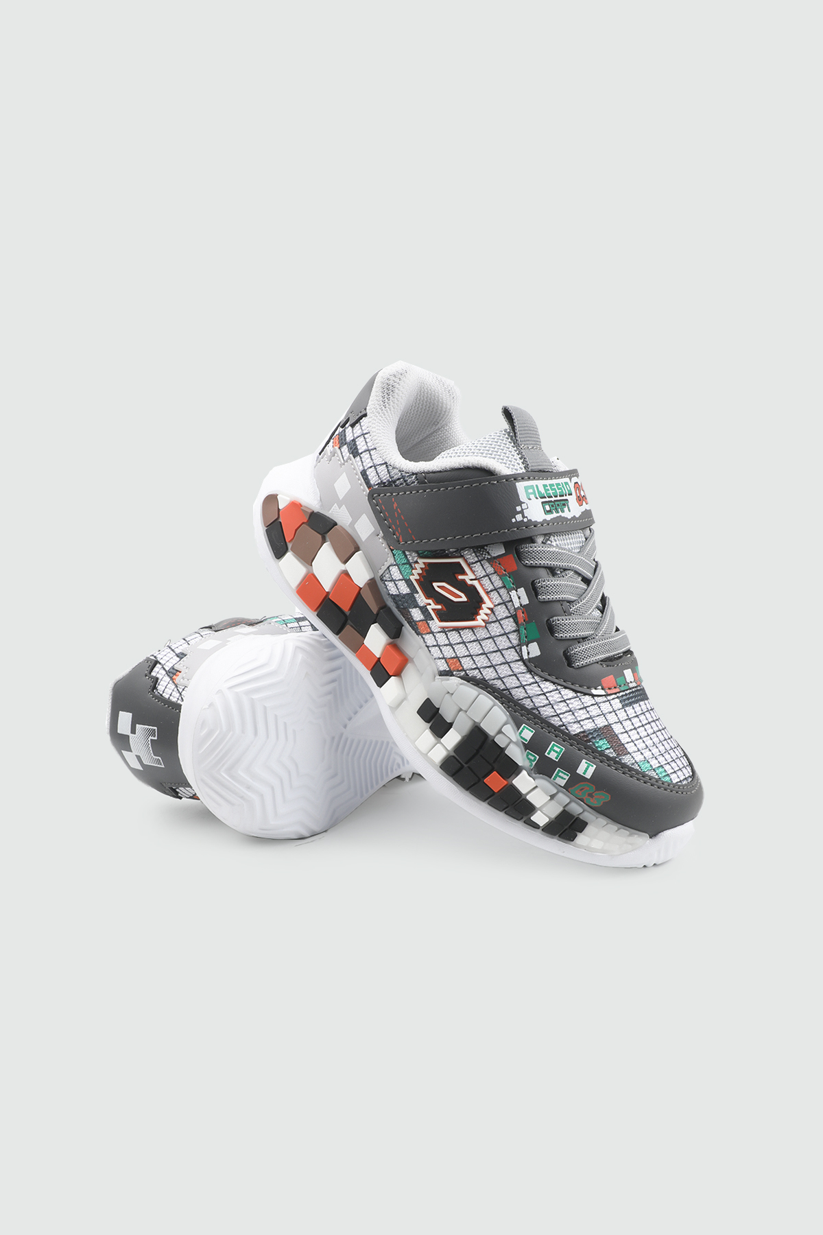 Hafi Rahat Taban Anoraklı Sneaker Füme Beyaz Çocuk Spor Ayakkabı ALESSİO 03 Filet Çocuk Günlük Spor Ayakkabı Alessio ALESSİO 03 Filet 26Y