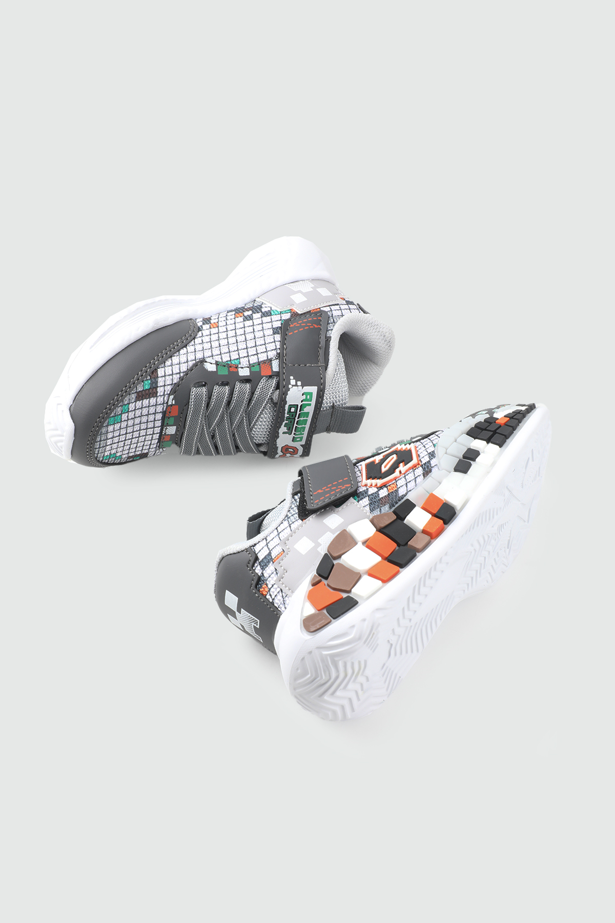 Hafi Rahat Taban Anoraklı Sneaker Füme Beyaz Çocuk Spor Ayakkabı ALESSİO 03 Patik 26Y Çocuk Günlük Spor Ayakkabı Alessio ALESSİO 03 Patik 26Y