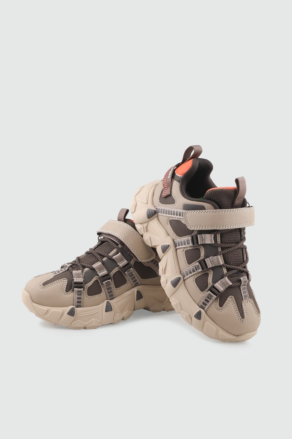 Hafi Rahat Taban Anoraklı Sneaker Kahve Bej Spor Ayakkabı PEPİNO 2000 Çocuk Günlük Spor Ayakkabı PEPİNO PEPİNO 2000 FİLET 26K