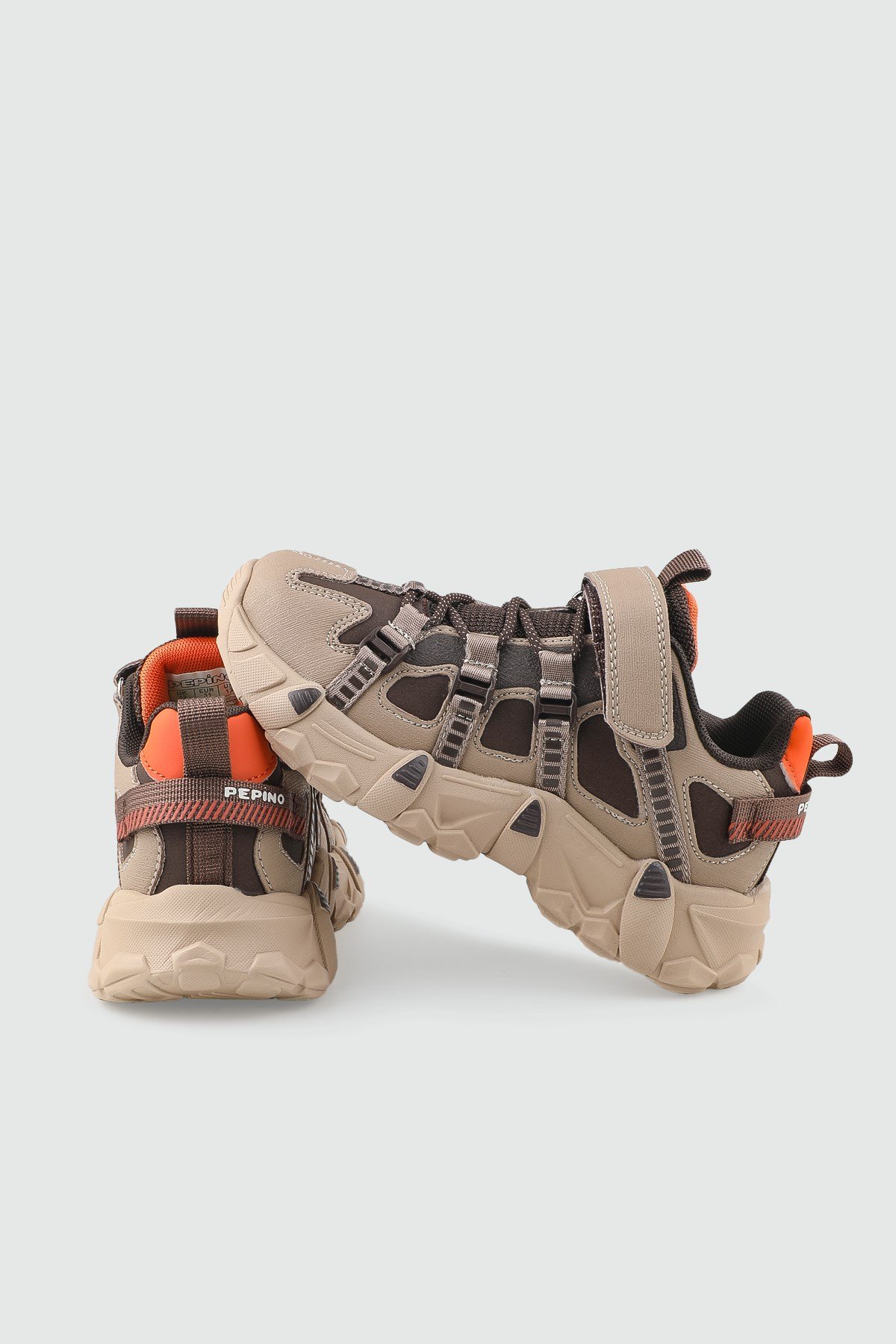 Hafi Rahat Taban Anoraklı Sneaker Kahve Bej Spor Ayakkabı PEPİNO 2000 Çocuk Günlük Spor Ayakkabı PEPİNO PEPİNO 2000 FİLET 26K