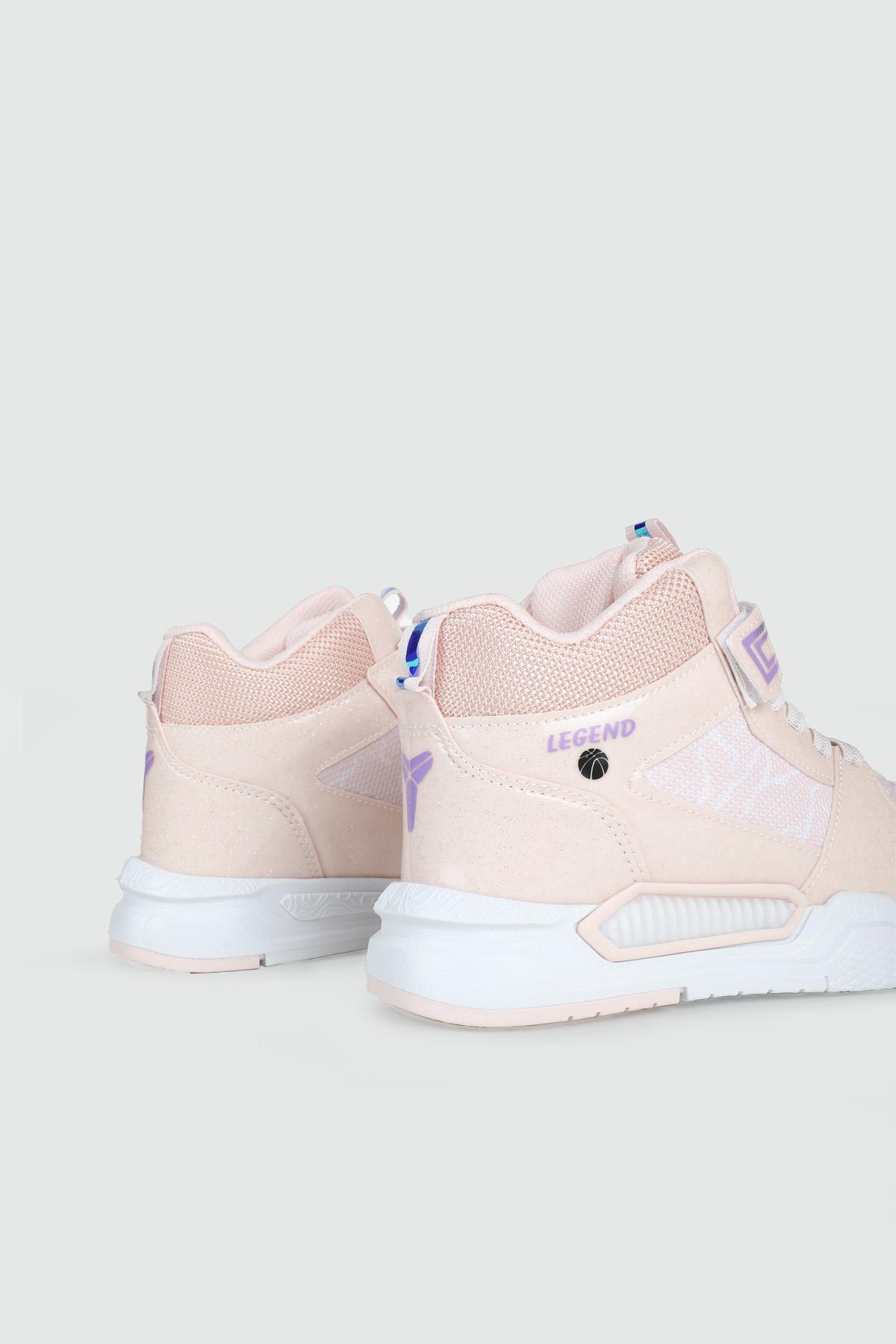 Hafi Rahat Taban Anoraklı Sneaker Pudra Çocuk Spor Ayakkabı 042 Çocuk Günlük Spor Ayakkabı Alessio ALESSİO 042 FİLET 24K