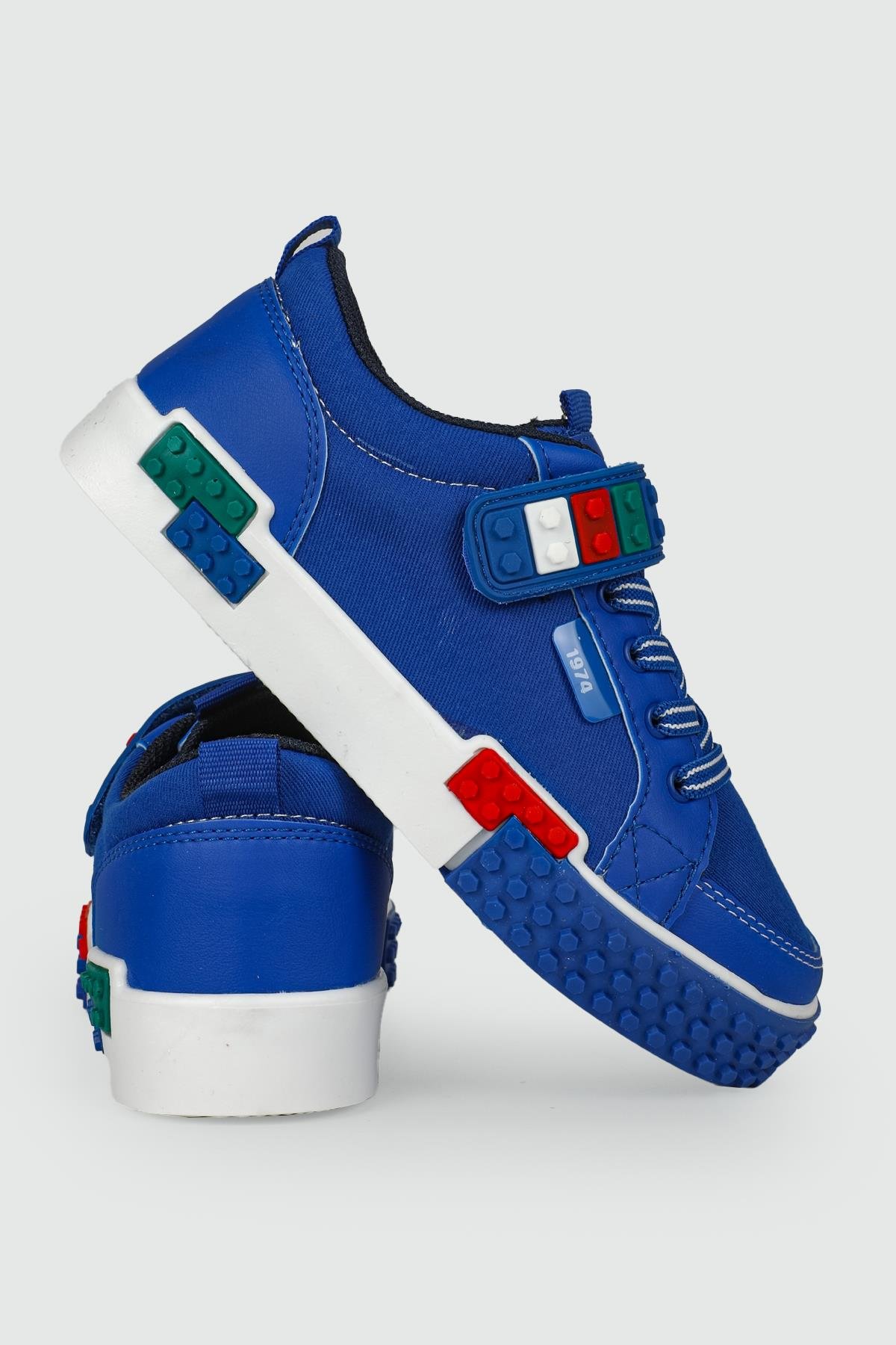 Hafi Rahat Taban Anoraklı Sneaker Saks Çocuk Spor Ayakkabı ALS1957 Çocuk Sneaker Alessio ALESSİO 1957 Çocuk 24Y