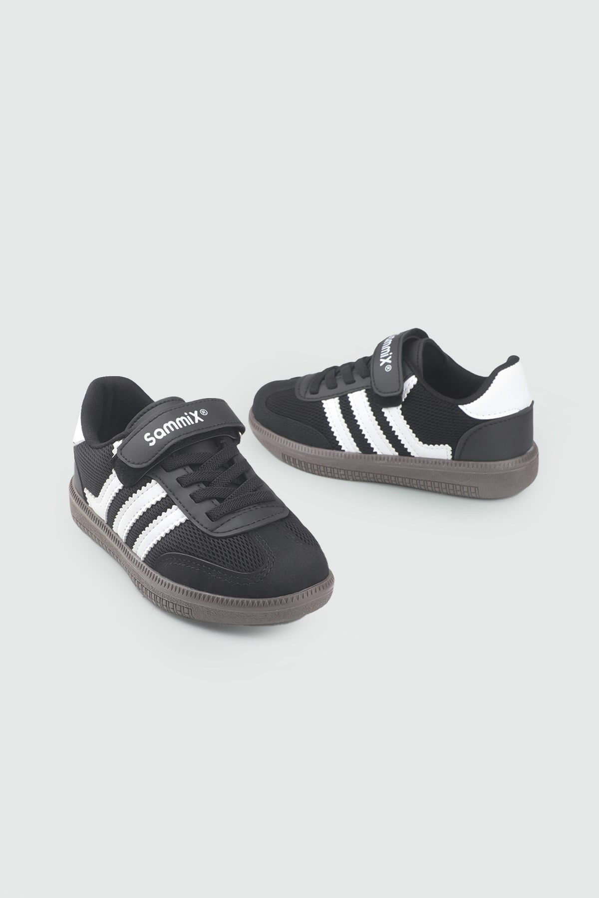 Hafi Rahat Taban Anoraklı Sneaker Siyah Beyaz Çocuk Spor Ayakkabı 034 Çocuk Günlük Spor Ayakkabı Alessio SAMMİX 047 FİLET  26Y