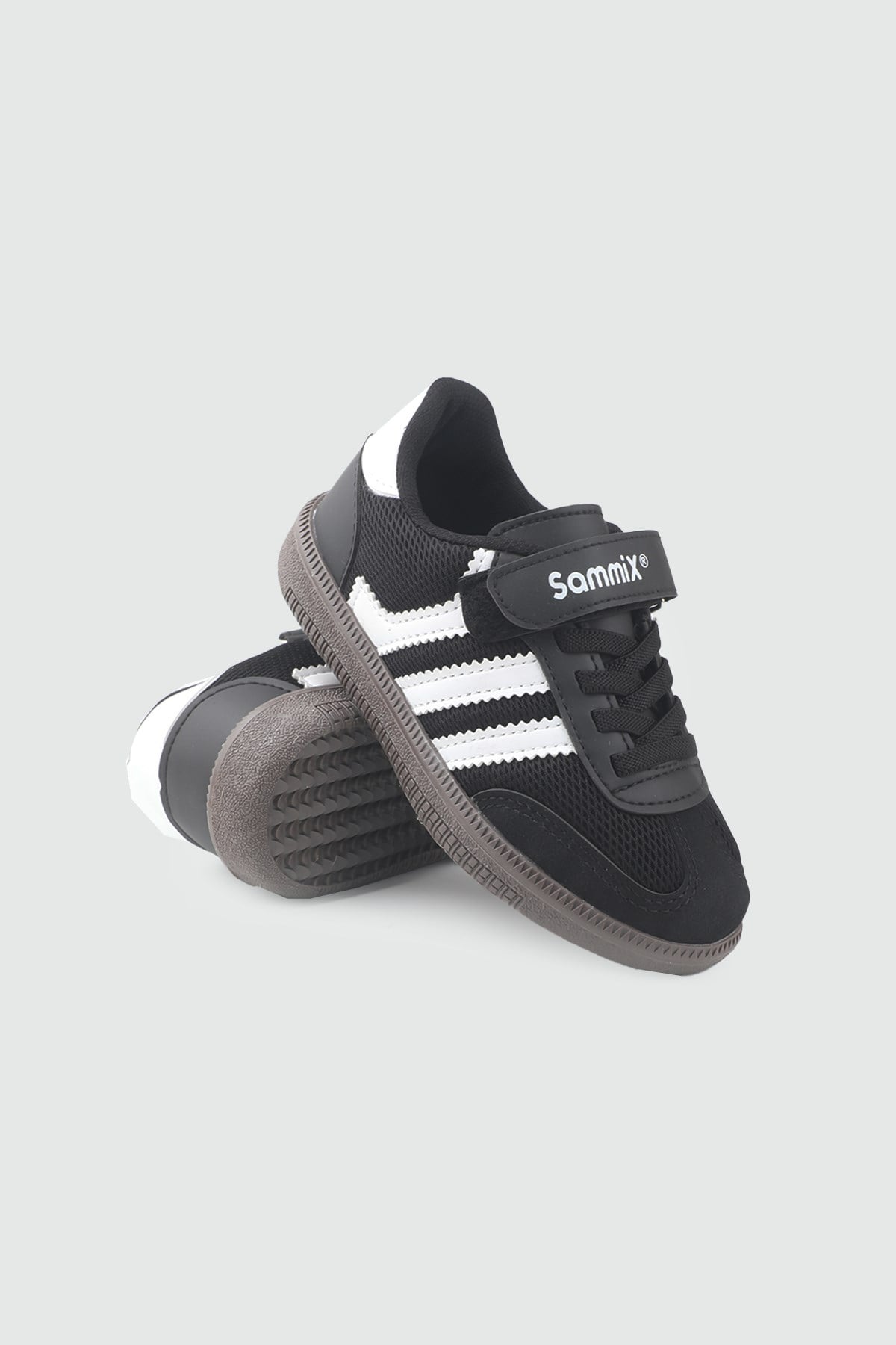 Hafi Rahat Taban Anoraklı Sneaker Siyah Beyaz Çocuk Spor Ayakkabı 034 Çocuk Günlük Spor Ayakkabı Alessio SAMMİX 047 FİLET  26Y