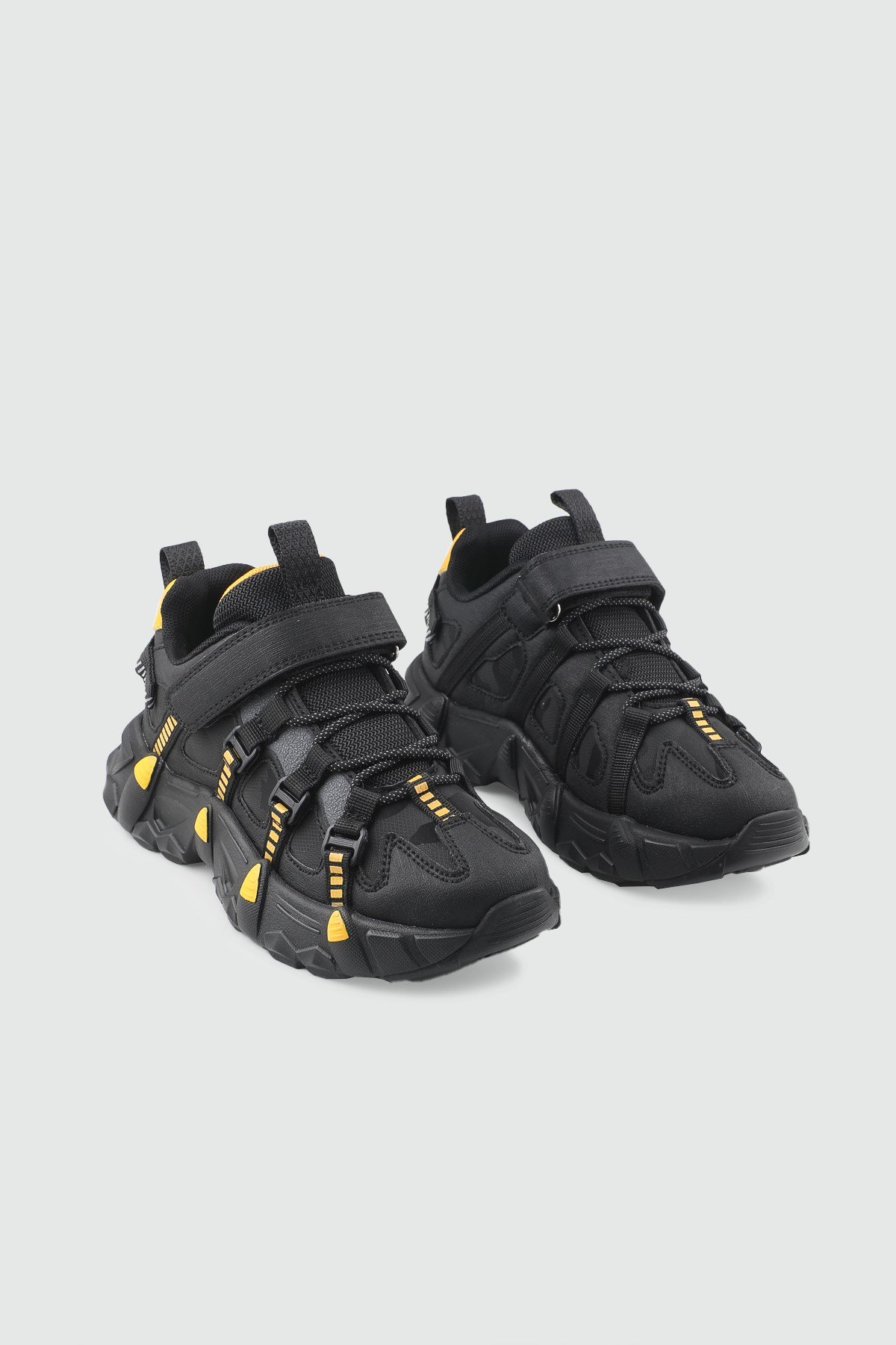 Hafi Rahat Taban Anoraklı Sneaker Siyah Sarı Spor Ayakkabı PEPİNO 2000 Çocuk Günlük Spor Ayakkabı PEPİNO PEPİNO 2000 FİLET 26K