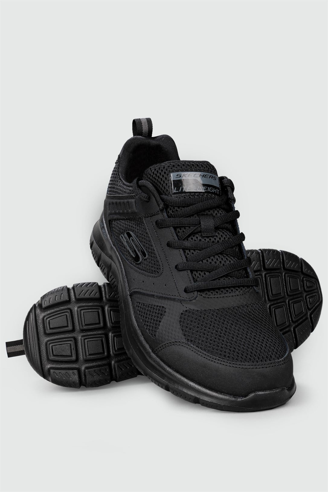 Hafıza Taban Nefes Alır Siyah Erkek Spor Ayakkabı 232398 Erkek Koşu & Yürüyüş Skechers SKECHERS 232398 TRACK MER