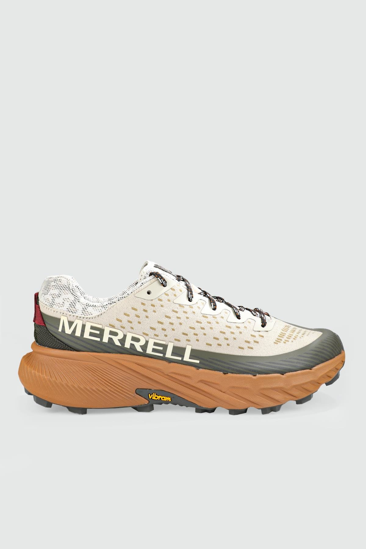 Hafıza Taban Rahat Bağcıklı OYSTER/OLIVE Unisex Spor Ayakkabı J067767 Unisex Günlük Spor Ayakkabı MERRELL J067767