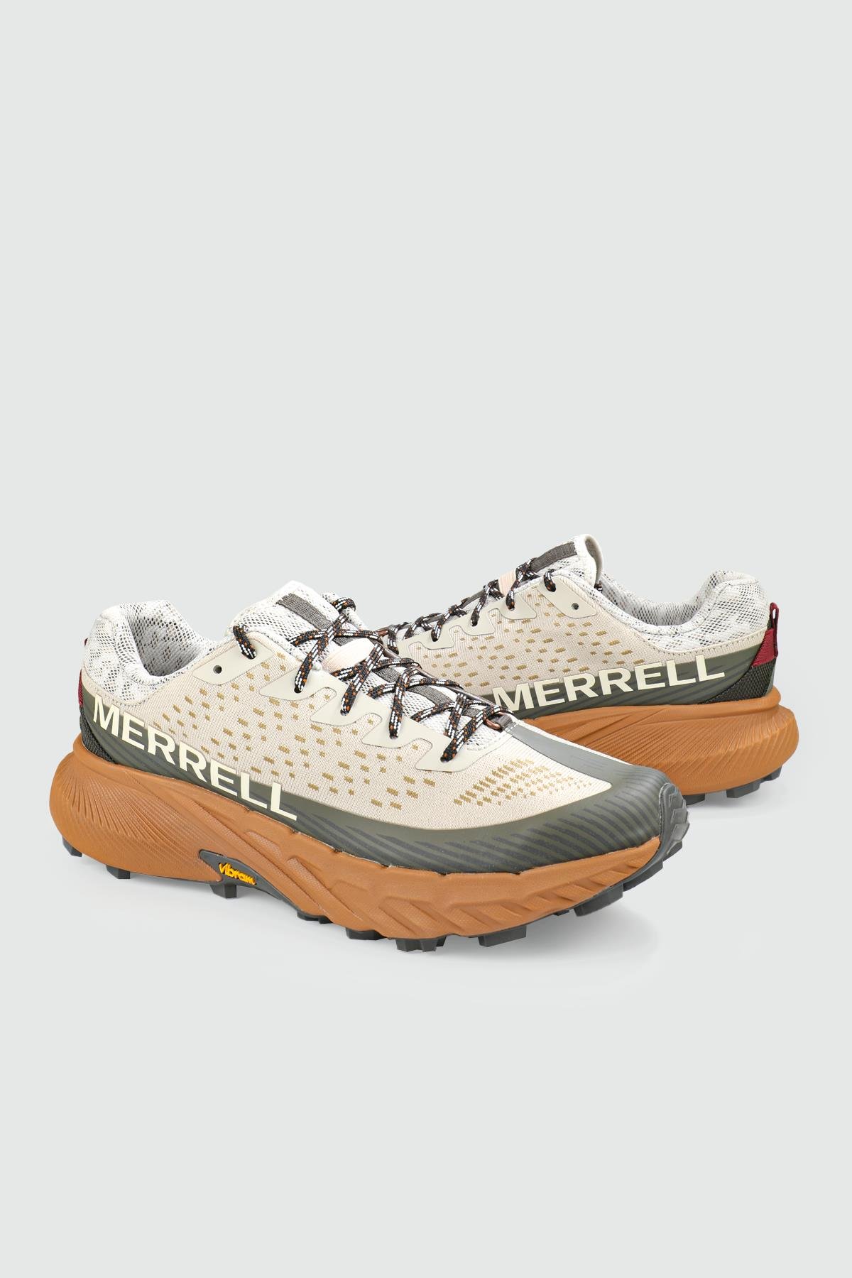 Hafıza Taban Rahat Bağcıklı OYSTER/OLIVE Unisex Spor Ayakkabı J067767 Unisex Günlük Spor Ayakkabı MERRELL J067767