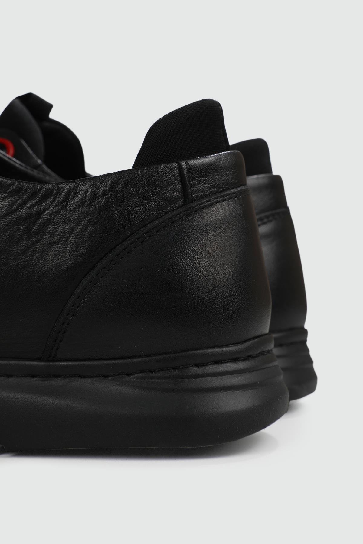 Hakiki Deri Günlük Siyah Siyah Erkek Ayakkabı 5124 Erkek Günlük Ayakkabı Voyager VOYAGER 5124 MER DERİ 23Y