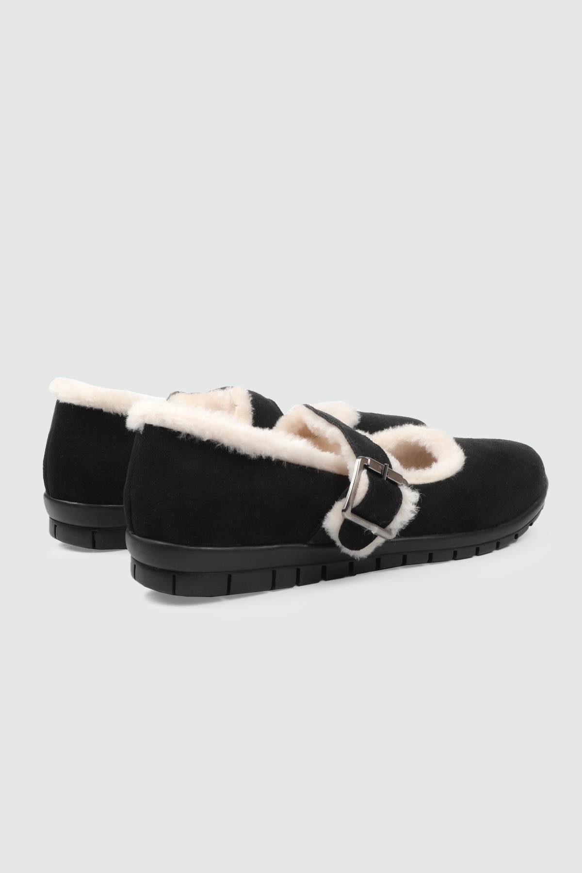 Hasır Örgülü Siyah Kadın Ayakkabı BOŞ Kadın Günlük Ayakkabı Carla Bella My Bella HŞ-2025 Kadın 25K