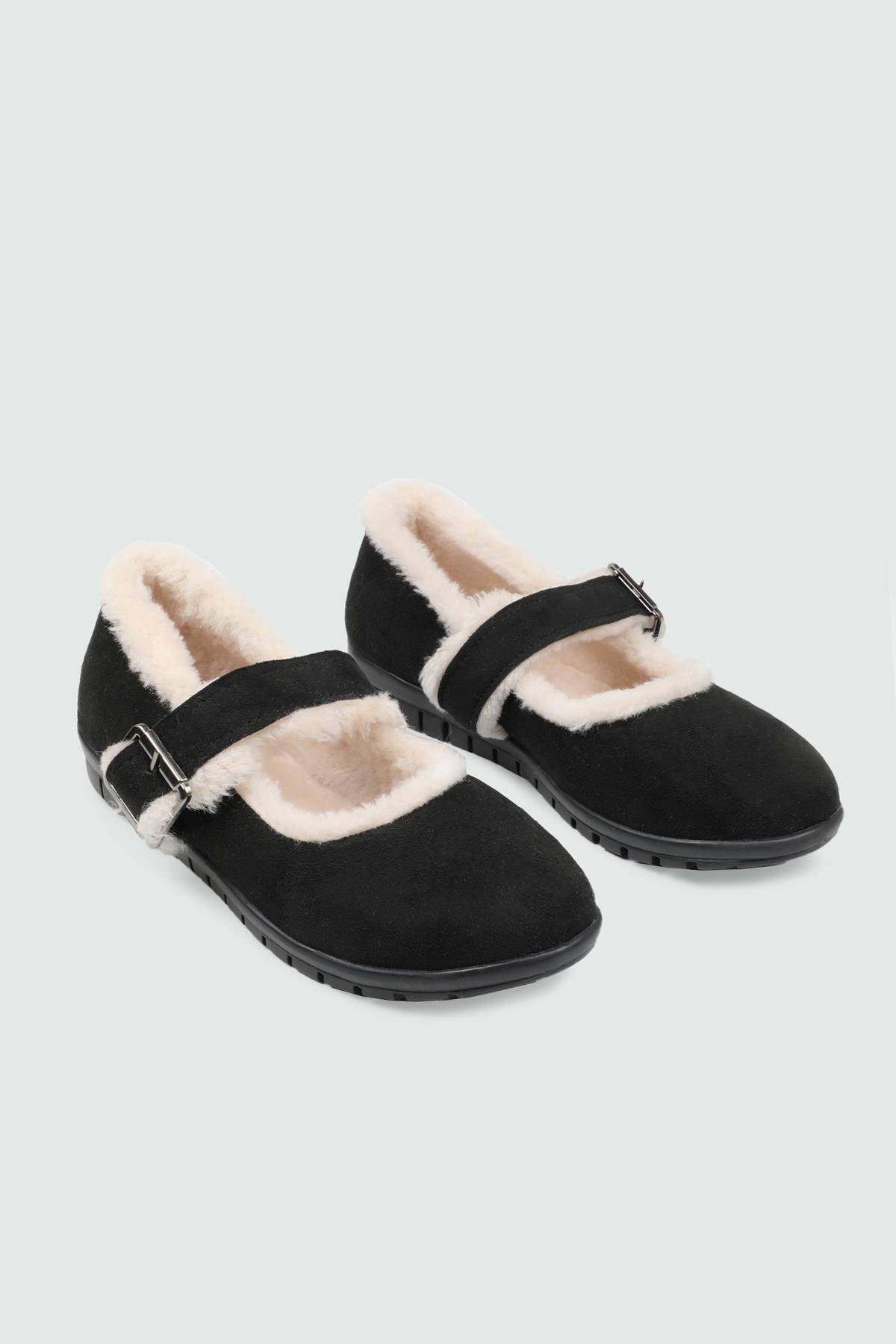 Hasır Örgülü Siyah Kadın Ayakkabı BOŞ Kadın Günlük Ayakkabı Carla Bella My Bella HŞ-2025 Kadın 25K