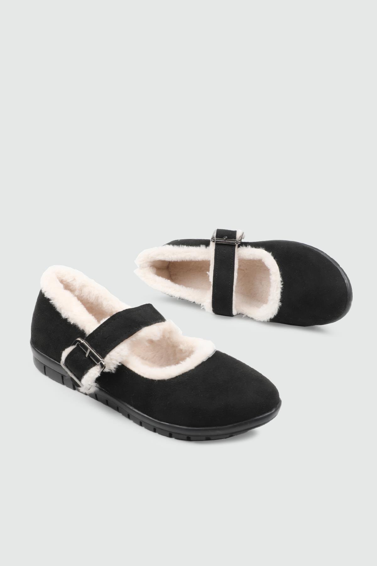 Hasır Örgülü Siyah Kadın Ayakkabı BOŞ Kadın Günlük Ayakkabı Carla Bella My Bella HŞ-2025 Kadın 25K