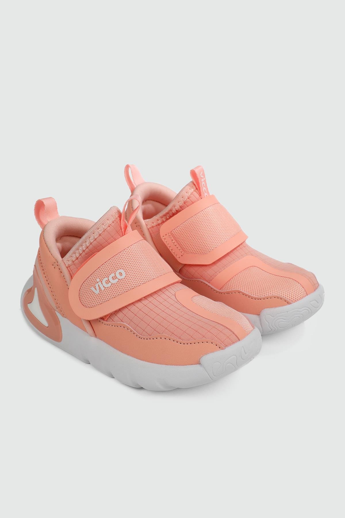 Havalı Ortopedik Pudra Çocuk Spor Ayakkabı VCC162 Çocuk Günlük Spor Ayakkabı Vicco VİCCO 162 TESS BEBE 24Y