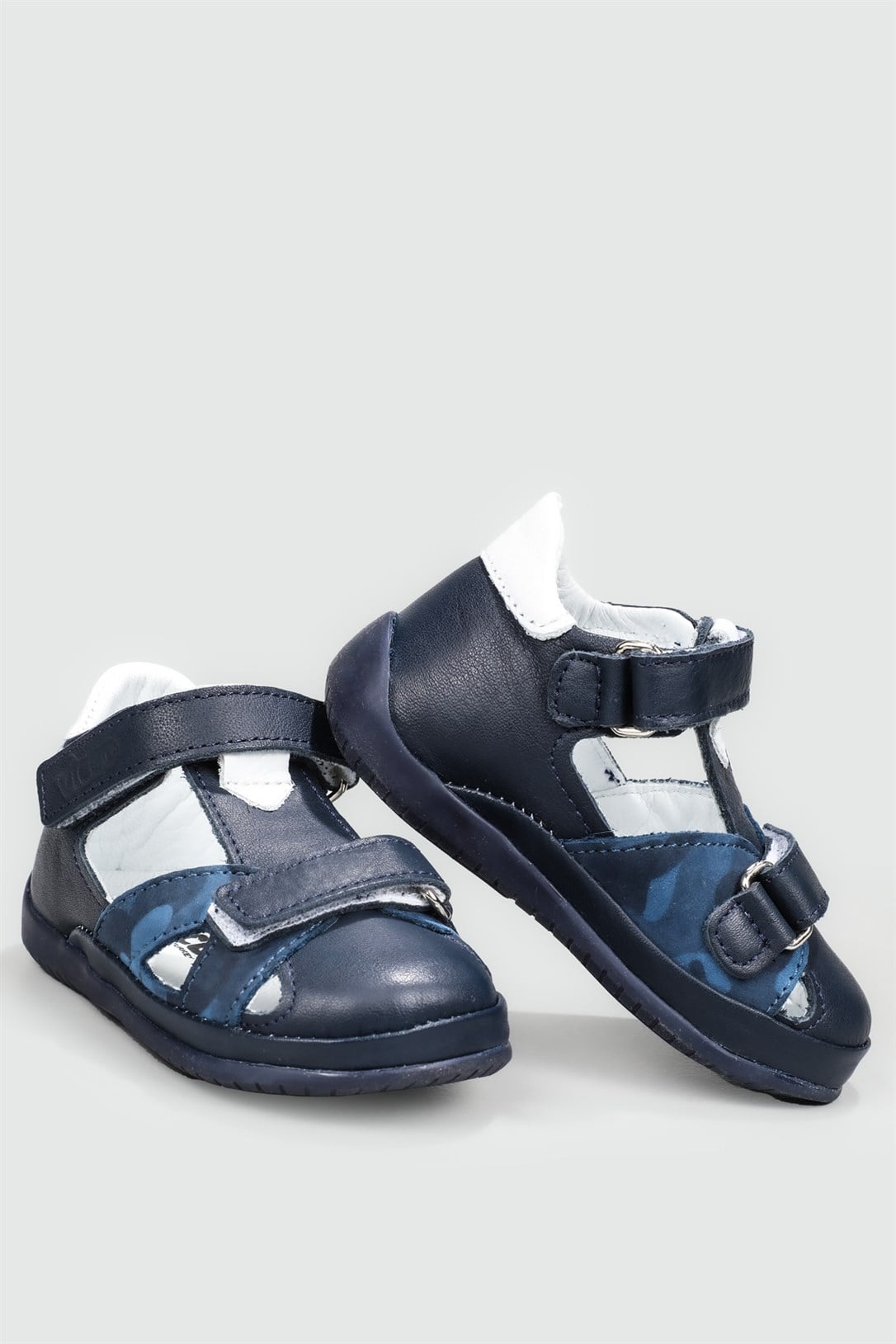 İlk Adım Deri Ortopedik Lacivert Çocuk Spor Ayakkabı EDDY Bebek Sneaker Vicco VİCCO 010 Eddy 22Y