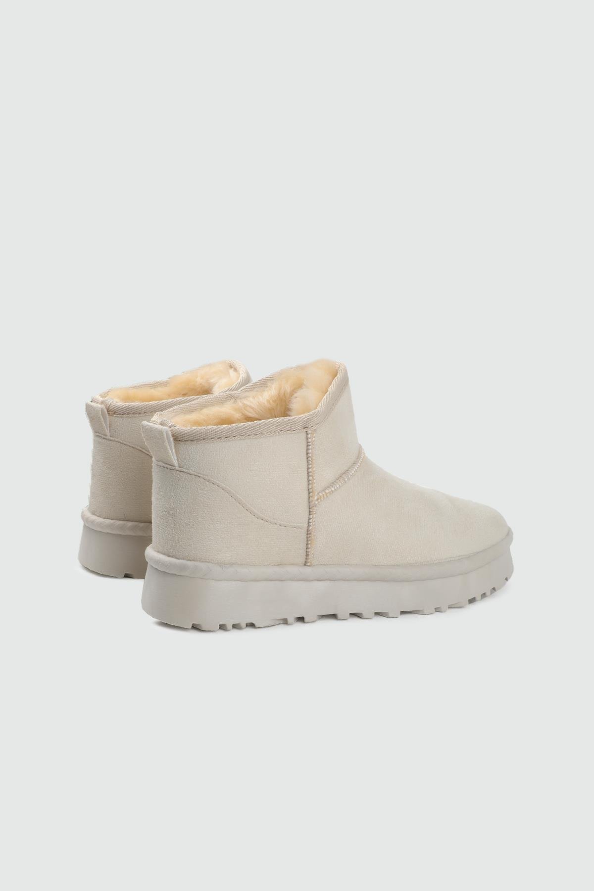 İnce Taban Ugg Bej GÜNLÜK KADIN BOT PASOMİA 25K İnce UGG Kadın Günlük Conford Bot PASOMIA PASOMİA 25K İnce UGG