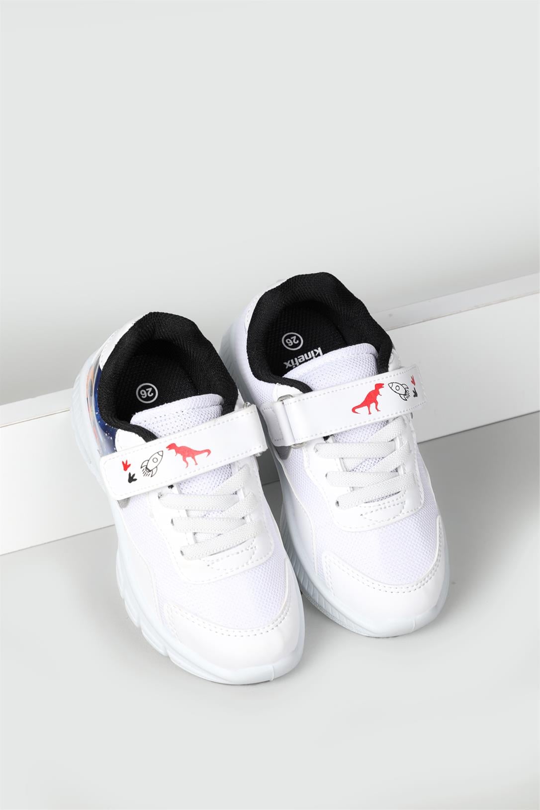 Işıklı Sneaker Byz Kırmızı Syh Çocuk Spor Ayakkabı NESSI Çocuk Günlük Spor Ayakkabı Kinetix KİNETİX NESSI Çocuk Spor