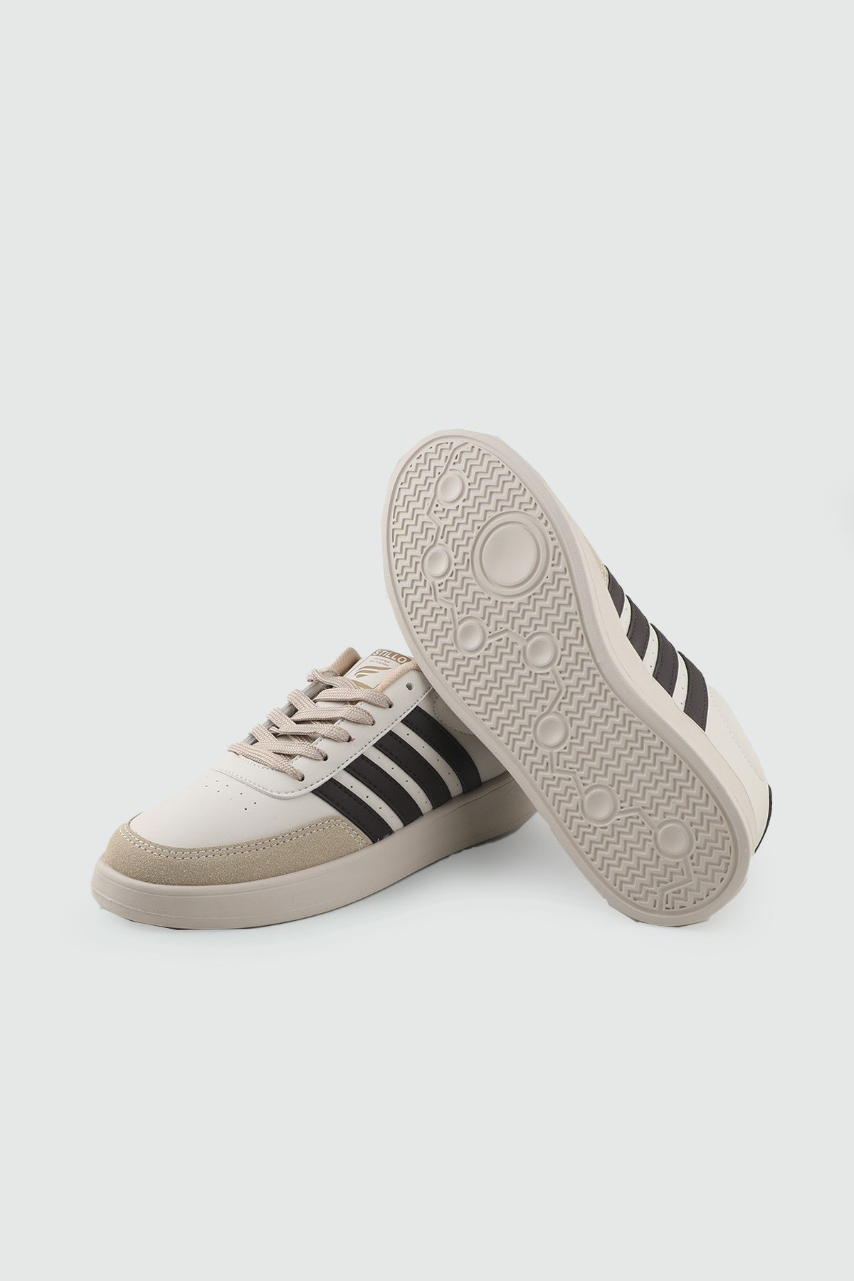 kadın günlük rahat ayakkabı Bej Kahve Spor Ayakkabı STILLO 1012 Kadın Sneaker STİLLO STILLO 26Y 1012 GAR SPOR