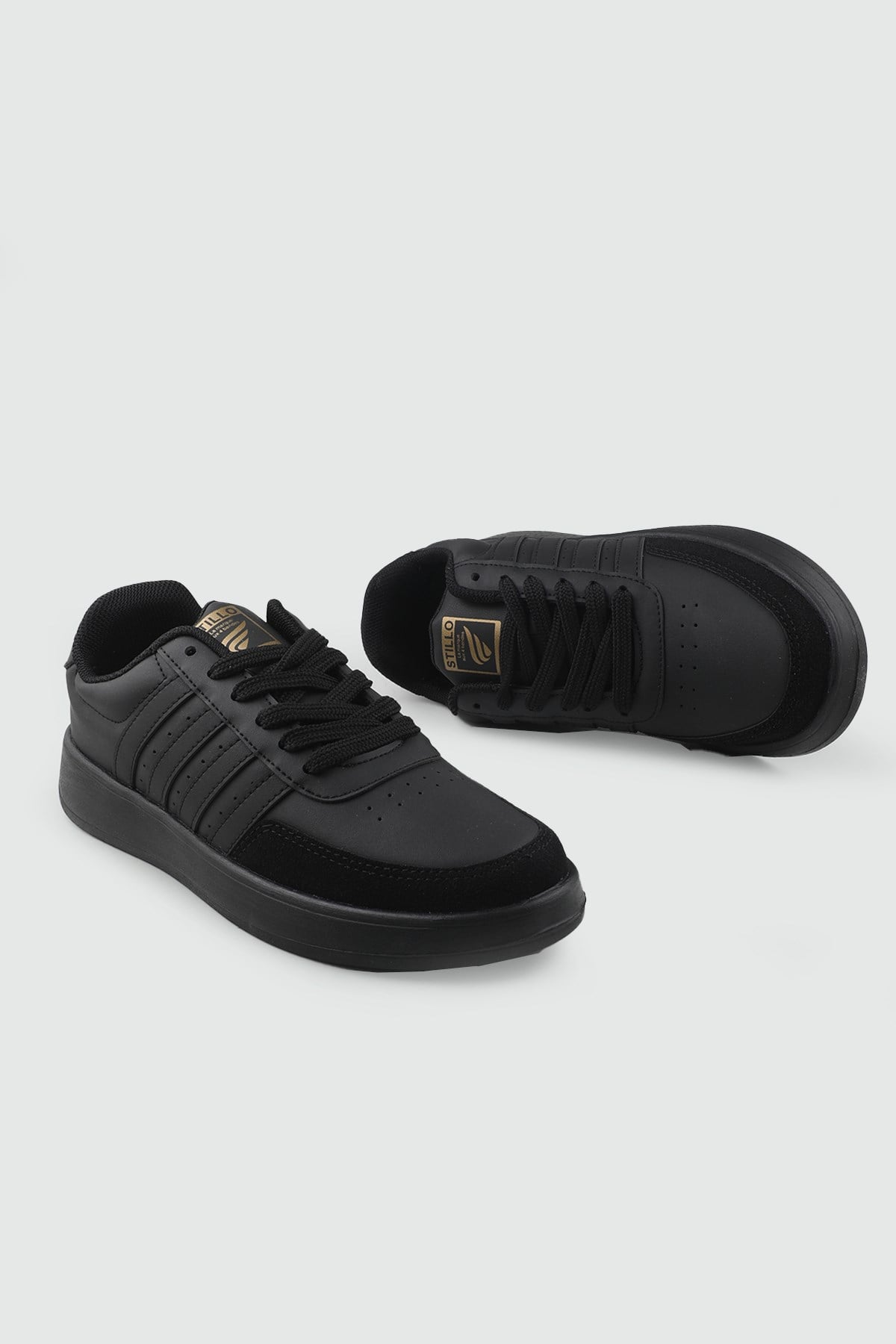 kadın günlük rahat ayakkabı Siyah Siyah Spor Ayakkabı STILLO 1012 Kadın Sneaker STİLLO STILLO 26Y 1012 GAR SPOR