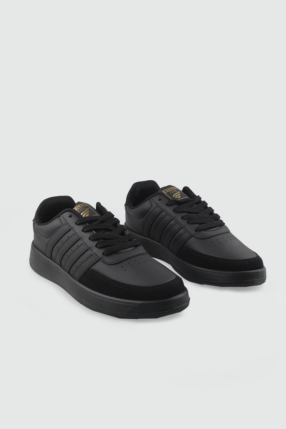 kadın günlük rahat ayakkabı Siyah Siyah Spor Ayakkabı STILLO 1012 Kadın Sneaker STİLLO STILLO 26Y 1012 GAR SPOR