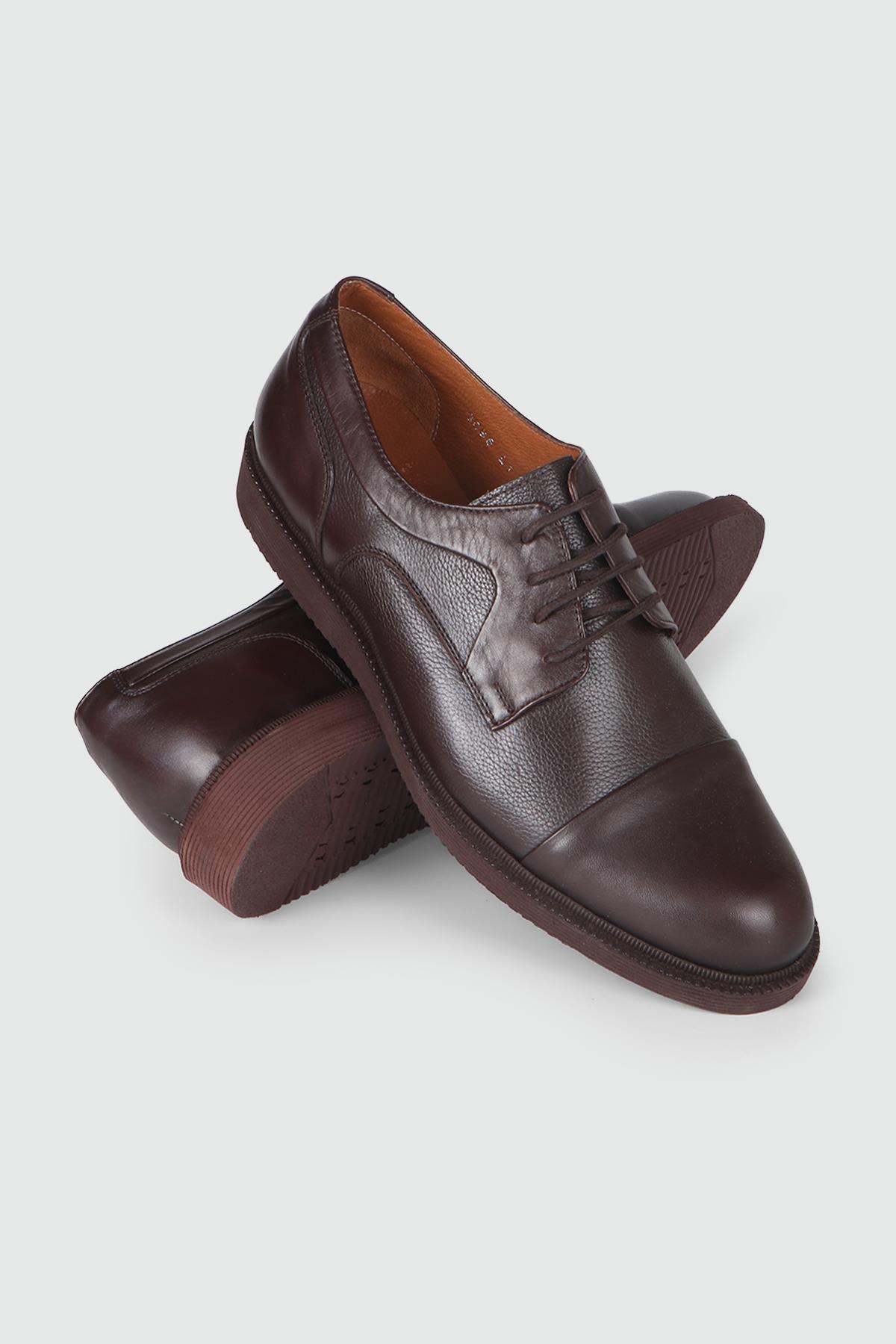 Kahve Antik Kategorisiz Ayakkabı City BURÇ 03096 MER DERİ POLİ