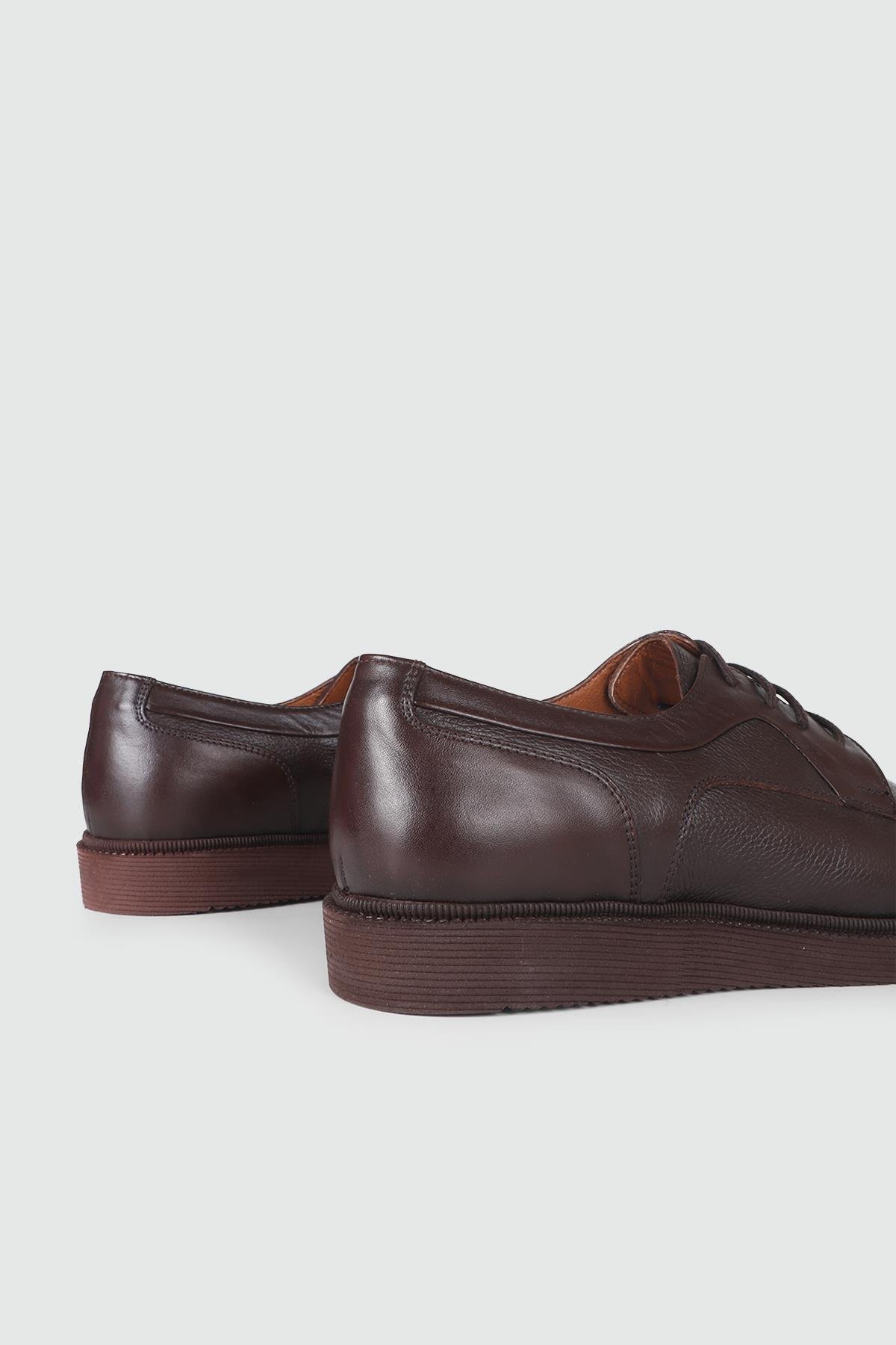 Kahve Antik Kategorisiz Ayakkabı City BURÇ 03096 MER DERİ POLİ