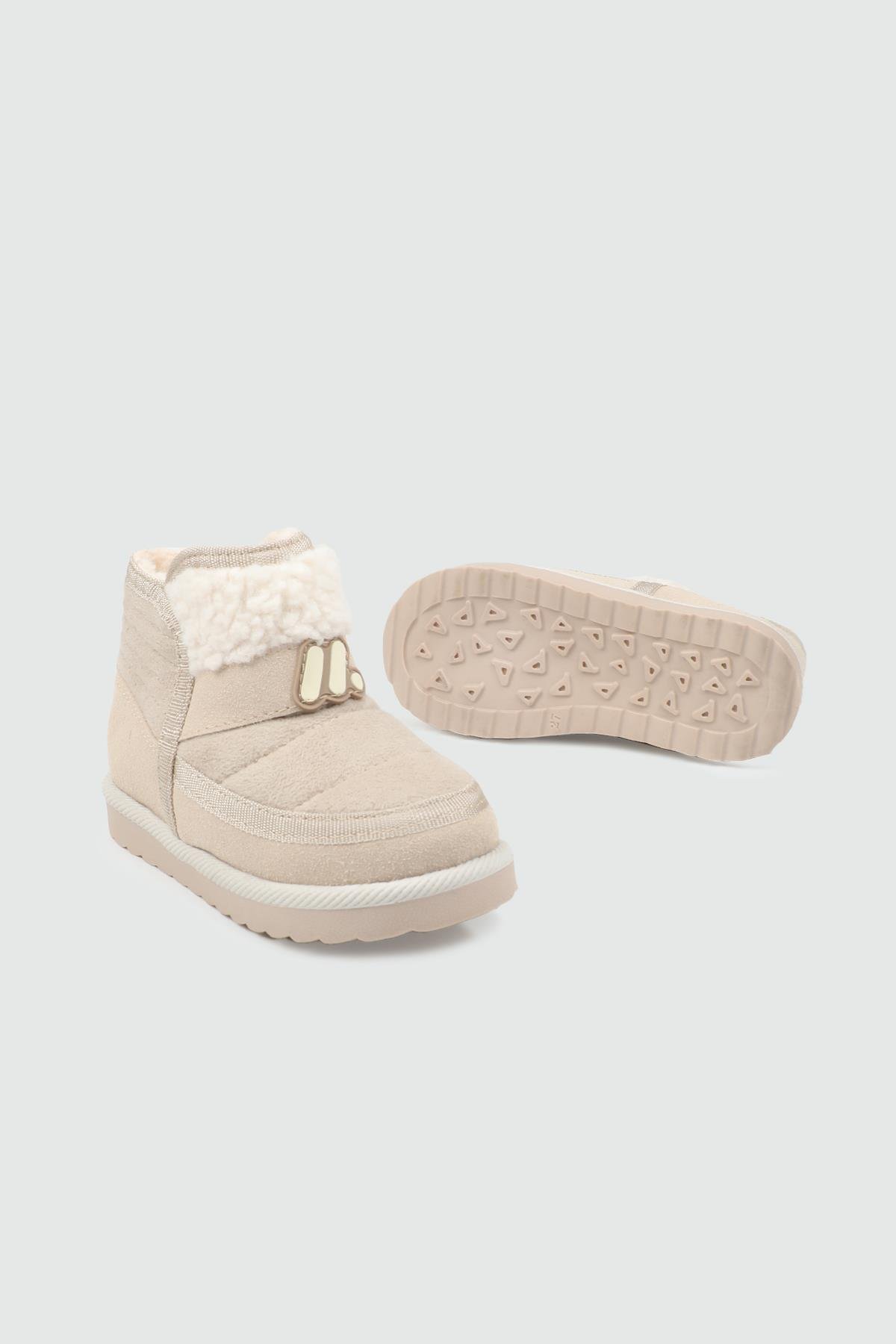 Kalan Taban Bej Kadın Kar Botu Ş-105 Kadın Kar Botu MİNİCAN Minican Ş-105 PATİK 25K