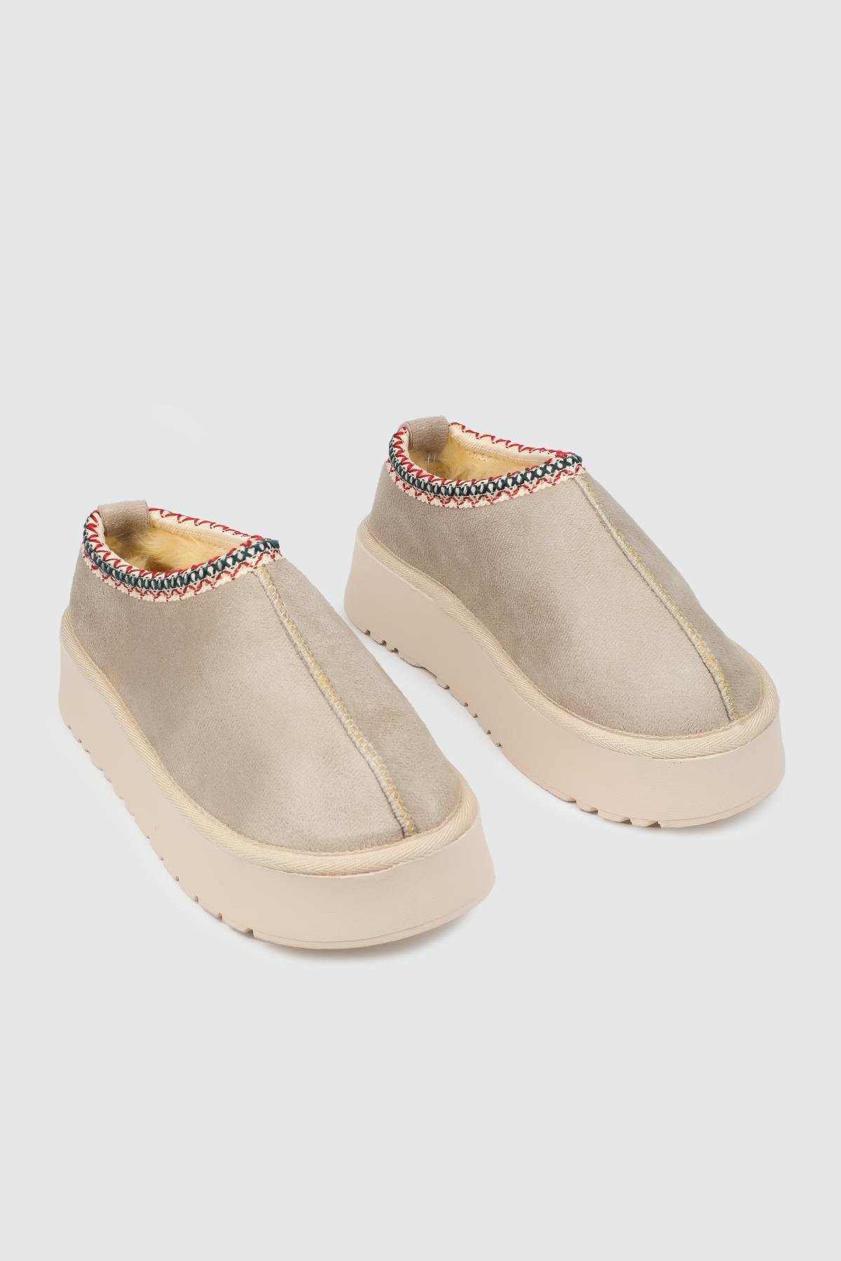 Kalan Taban Bej Kadın Kar Botu SDY-400 Kadın Kar Botu MyBella My Bella SDY-50 Kadın 25K