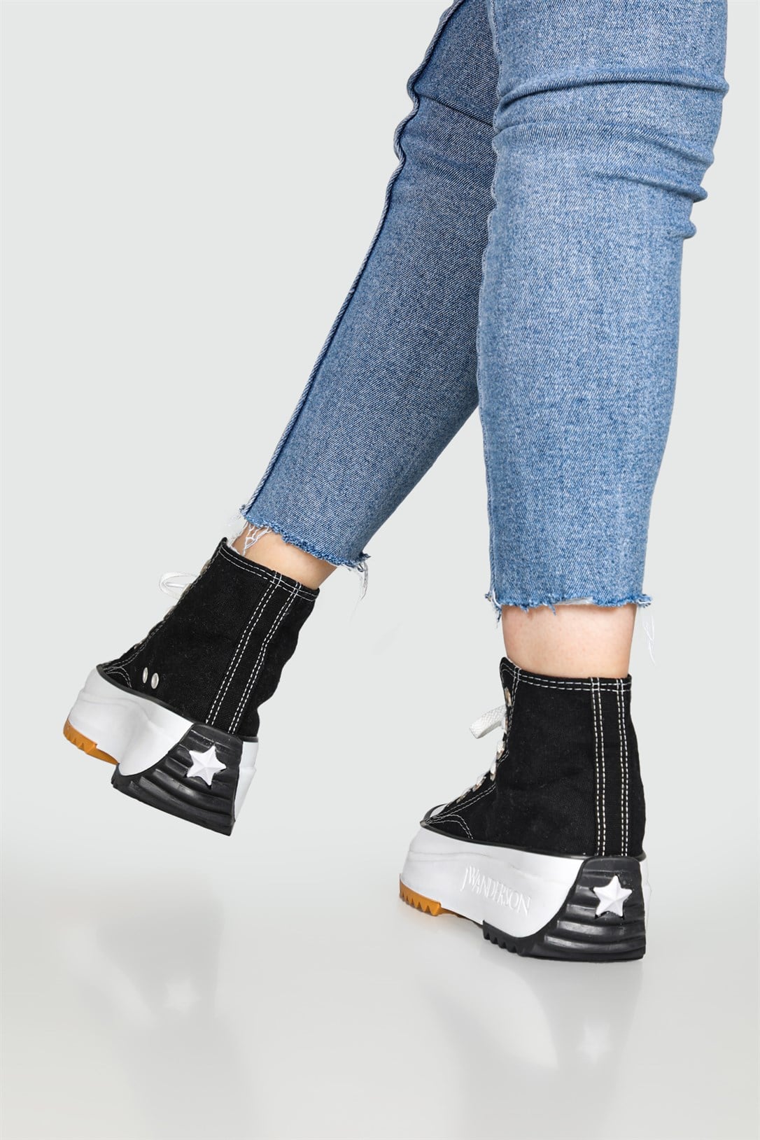 Kalın Taban Boğazlı Keten Converse Siyah Unisex Spor Ayakkabı WANDERSONULTRA Unisex Günlük Spor Ayakkabı Beınsteps Wanderson Kalın Uzunn 22Y