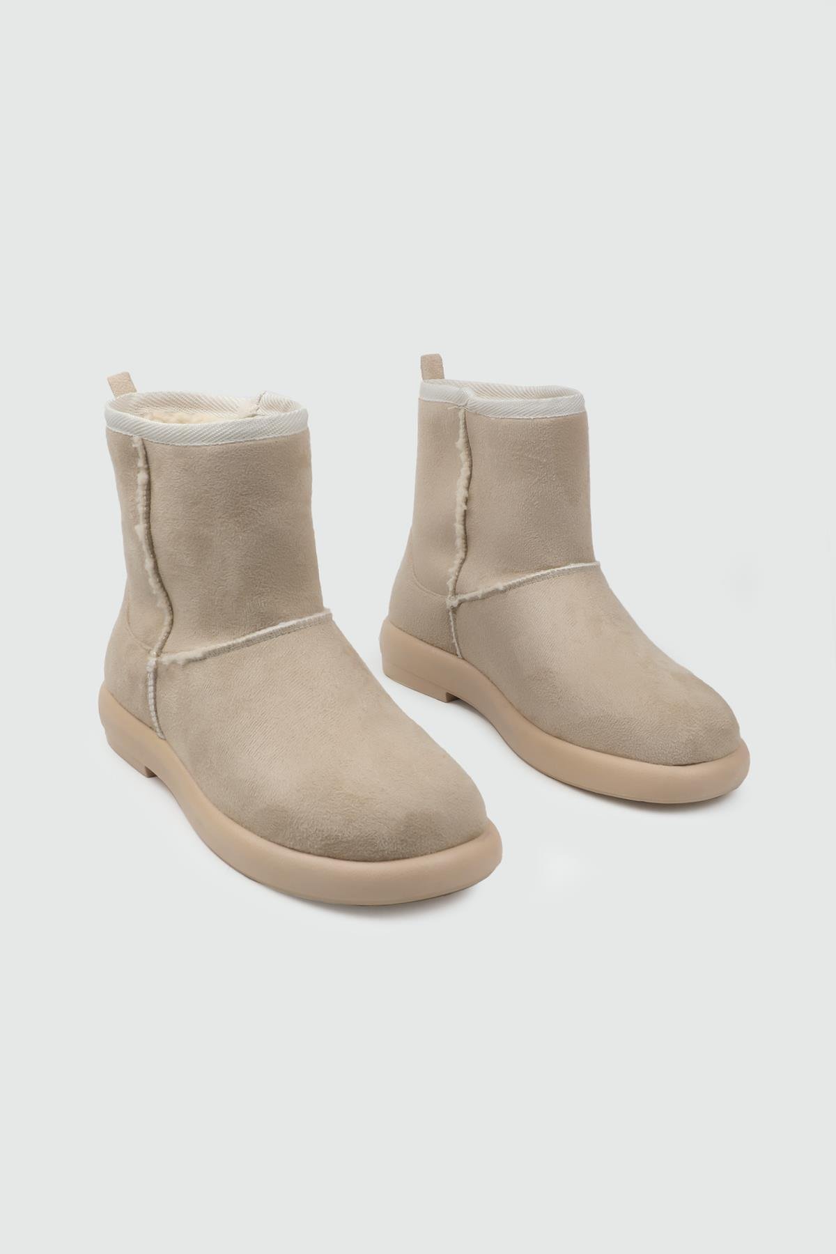Kaymaz Taban Bağcıklı Fermuarlı Postal Ten Süet Kadın Bot SP-1902 Kadın Günlük Conford Bot Carla Bella MY BELLA SP-1904 Kadın 25K