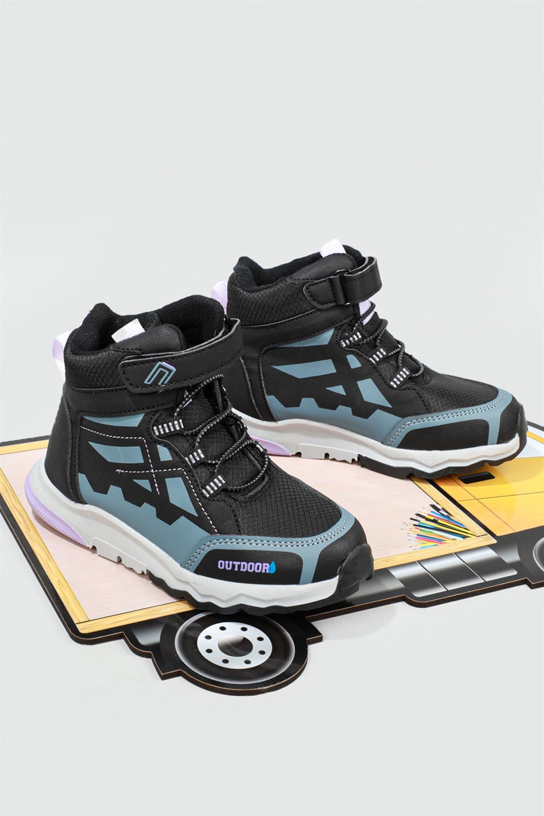 Kaymaz Taban Boğazlı Su İtici Lila Çocuk Spor Ayakkabı MERKÜR Çocuk Outdoor Cool Cool Merkür Çocuk Bot