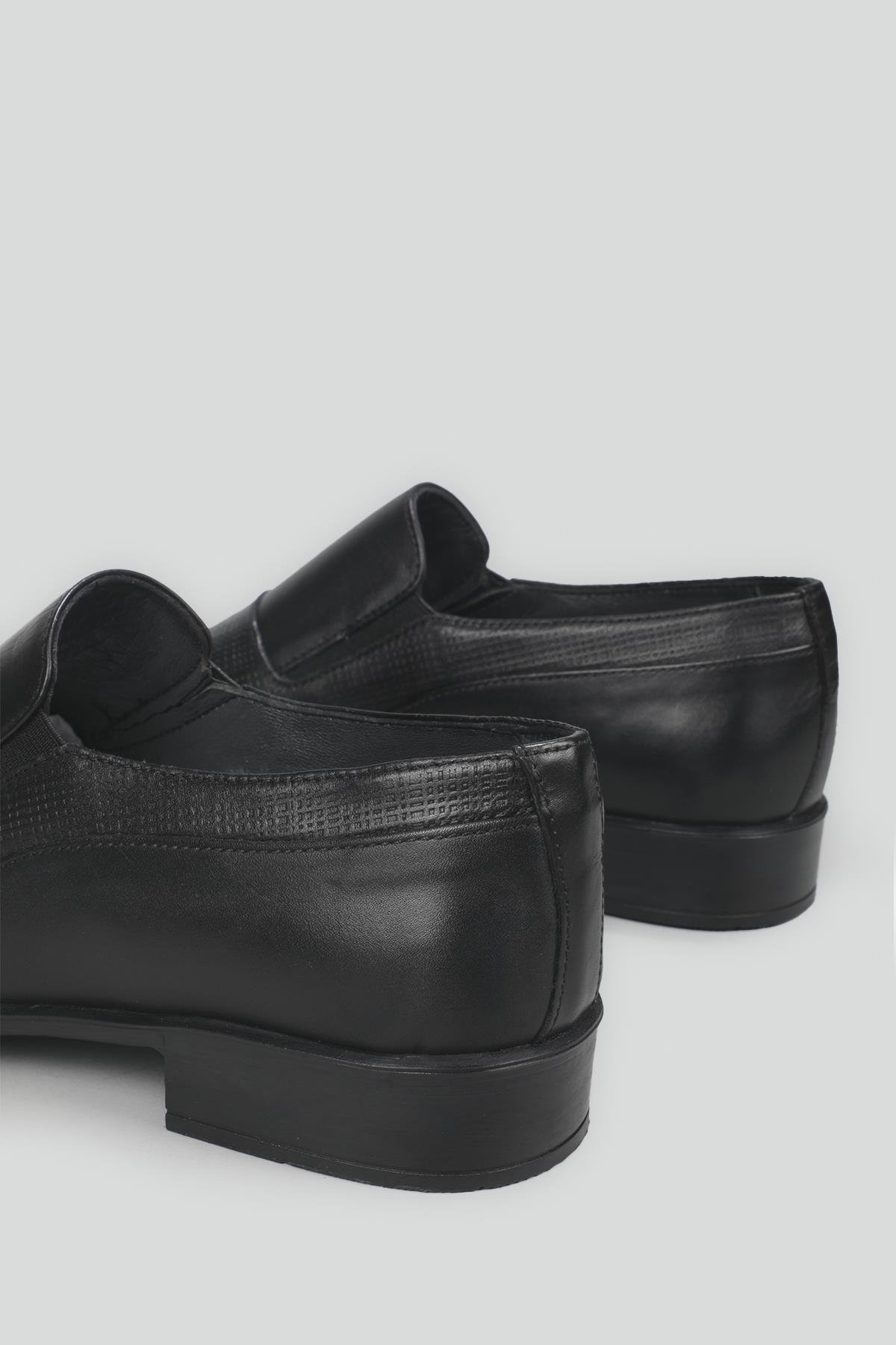 Klasik Deri Sıyah Erkek Ayakkabı 270 Erkek Klasik Ayakkabı Berenni BERENNİ 270 MER