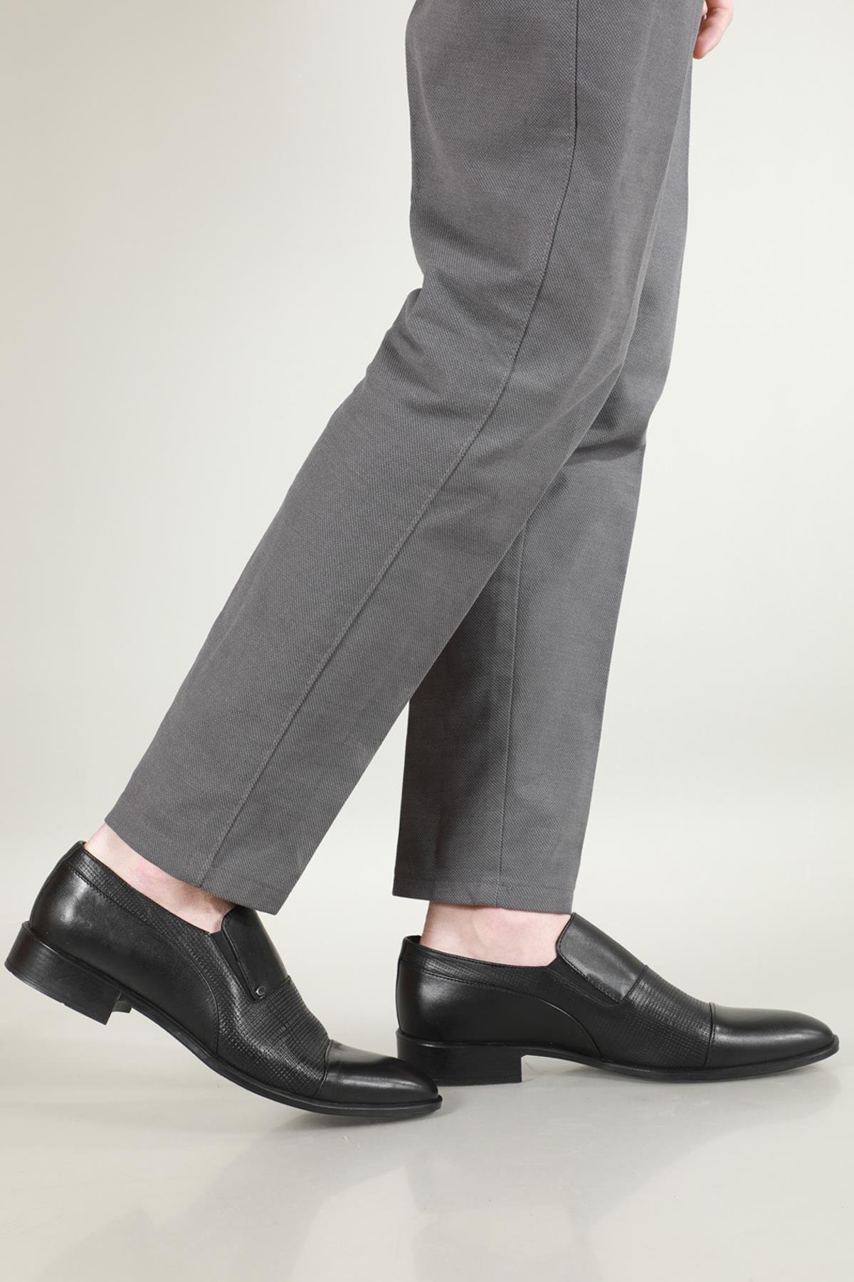 Klasik Deri Sıyah Erkek Ayakkabı 270 Erkek Klasik Ayakkabı Berenni BERENNİ 270 MER